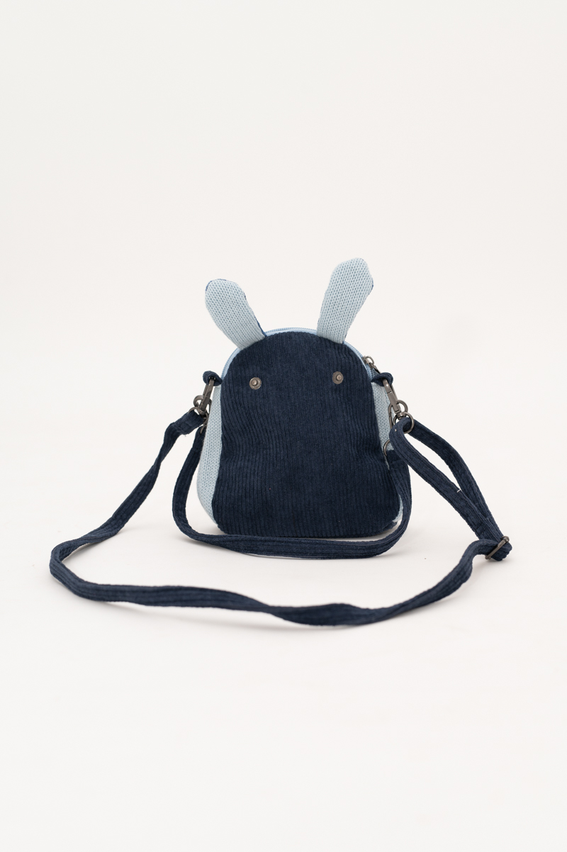 Hase Tasche Baumwolle Blau