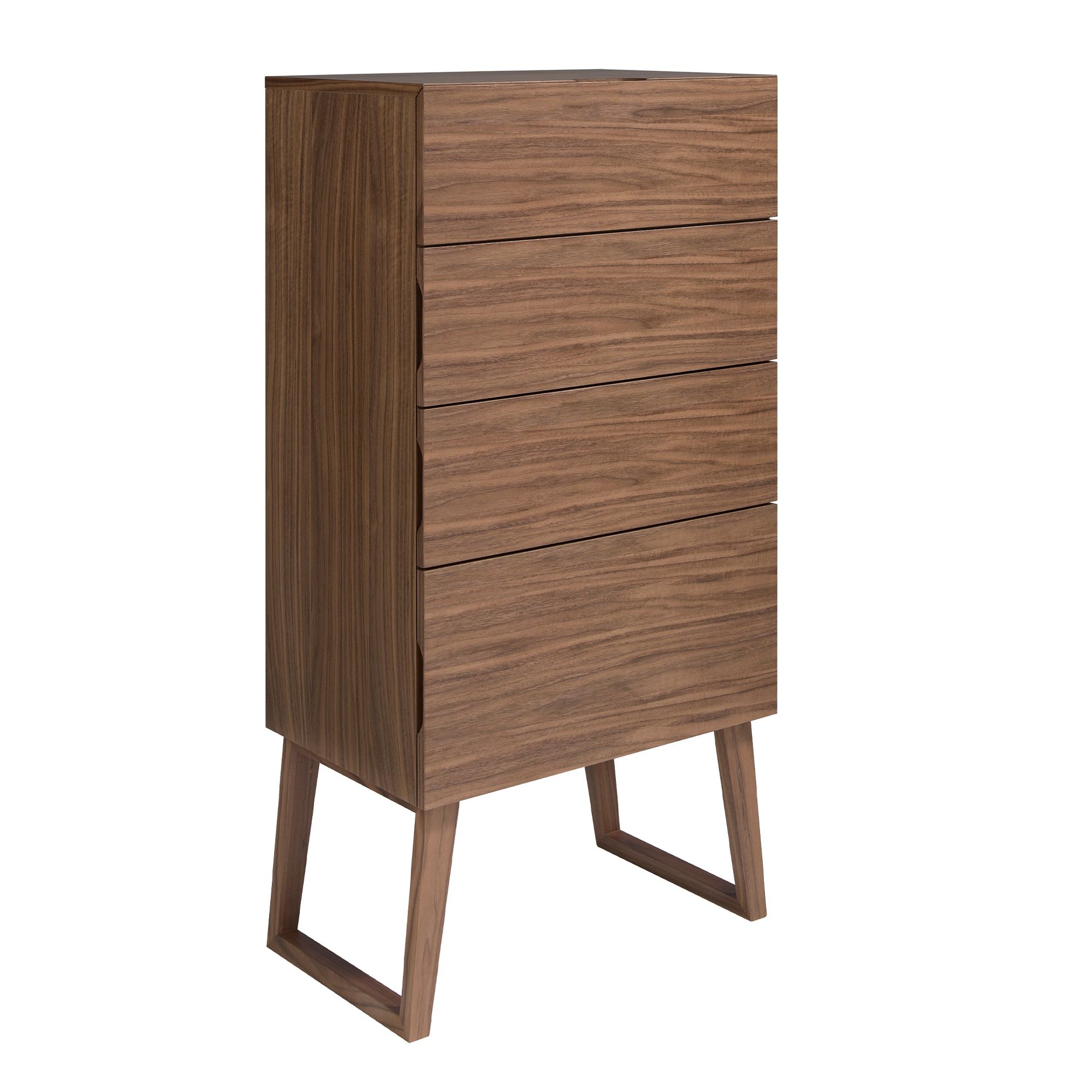 7024 Chiffonier Walnussholzfurnier Braun
