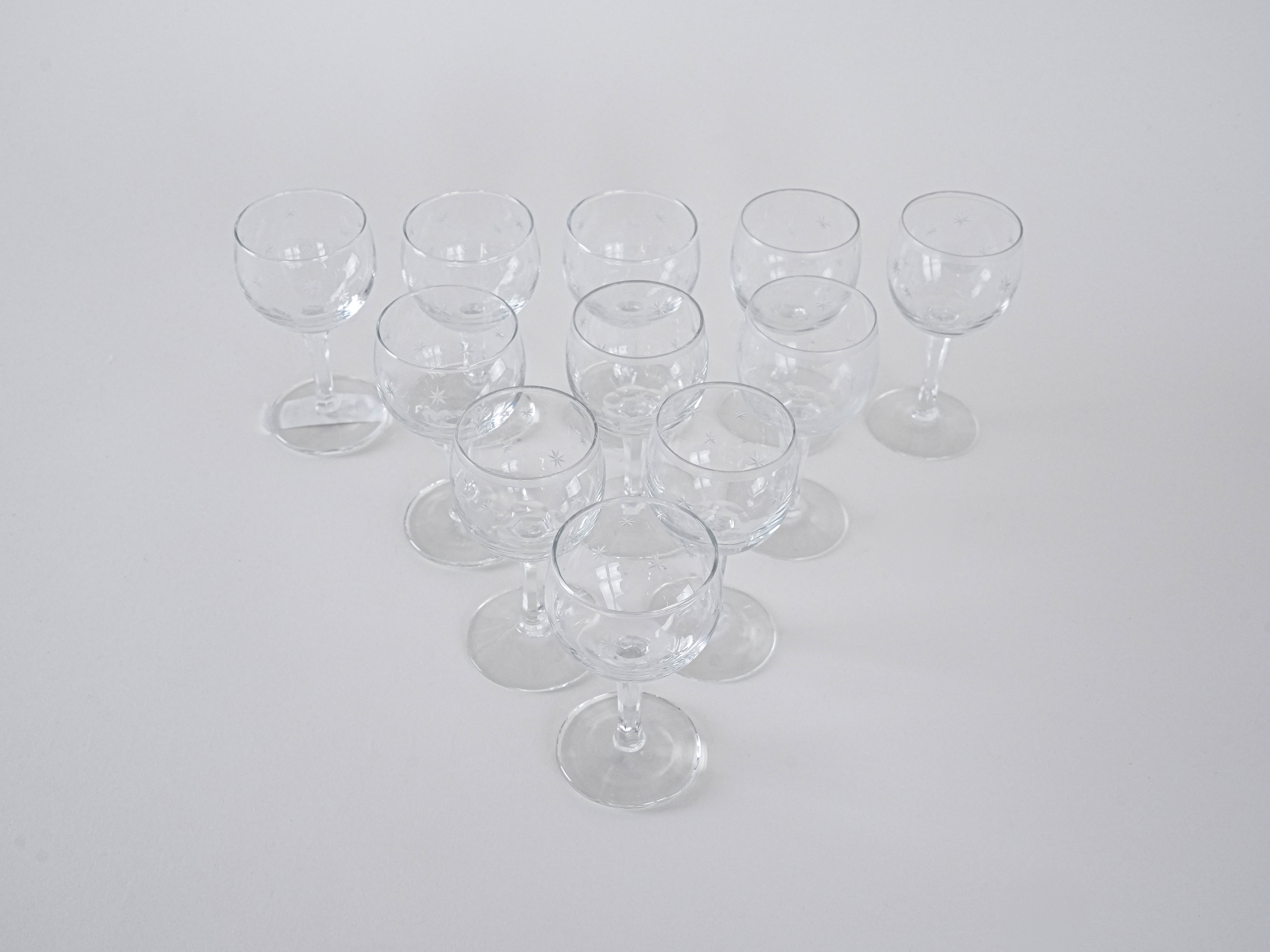 11x Weingläser Transparent