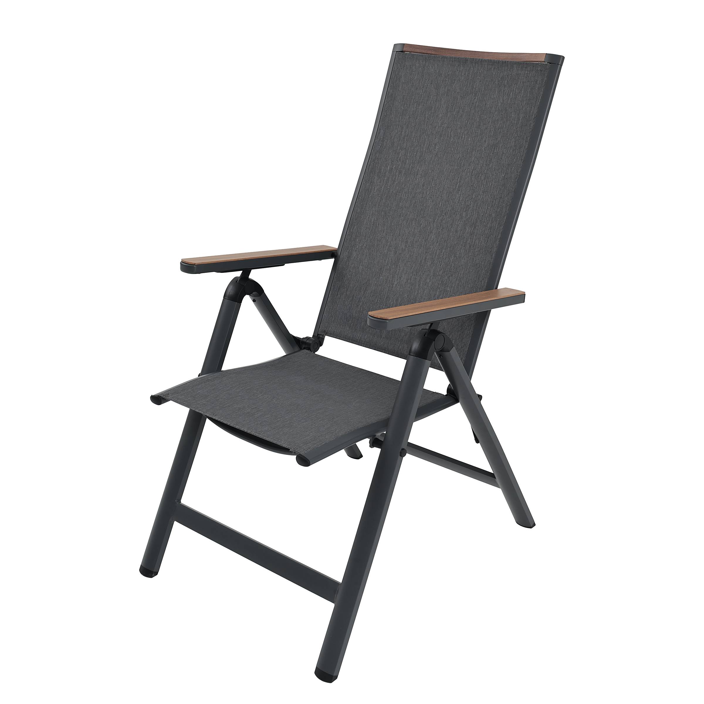 Asko Gartenstuhl Aluminium Textil Anthrazit