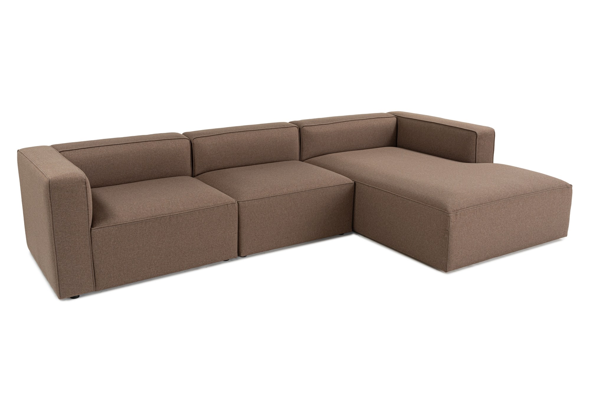 Mora Sofa Rechts Braun