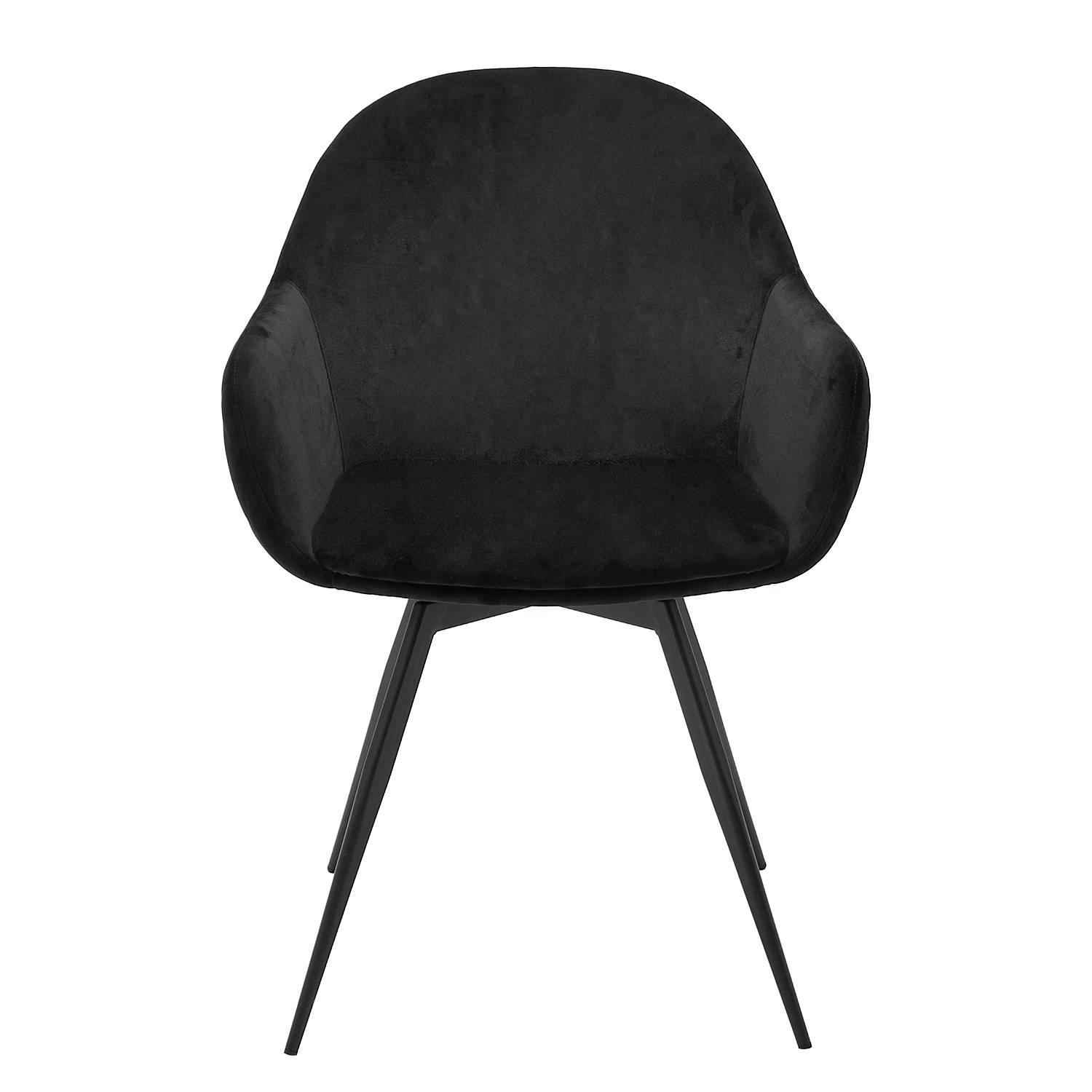 Armchair Vander Webbing Metal Black