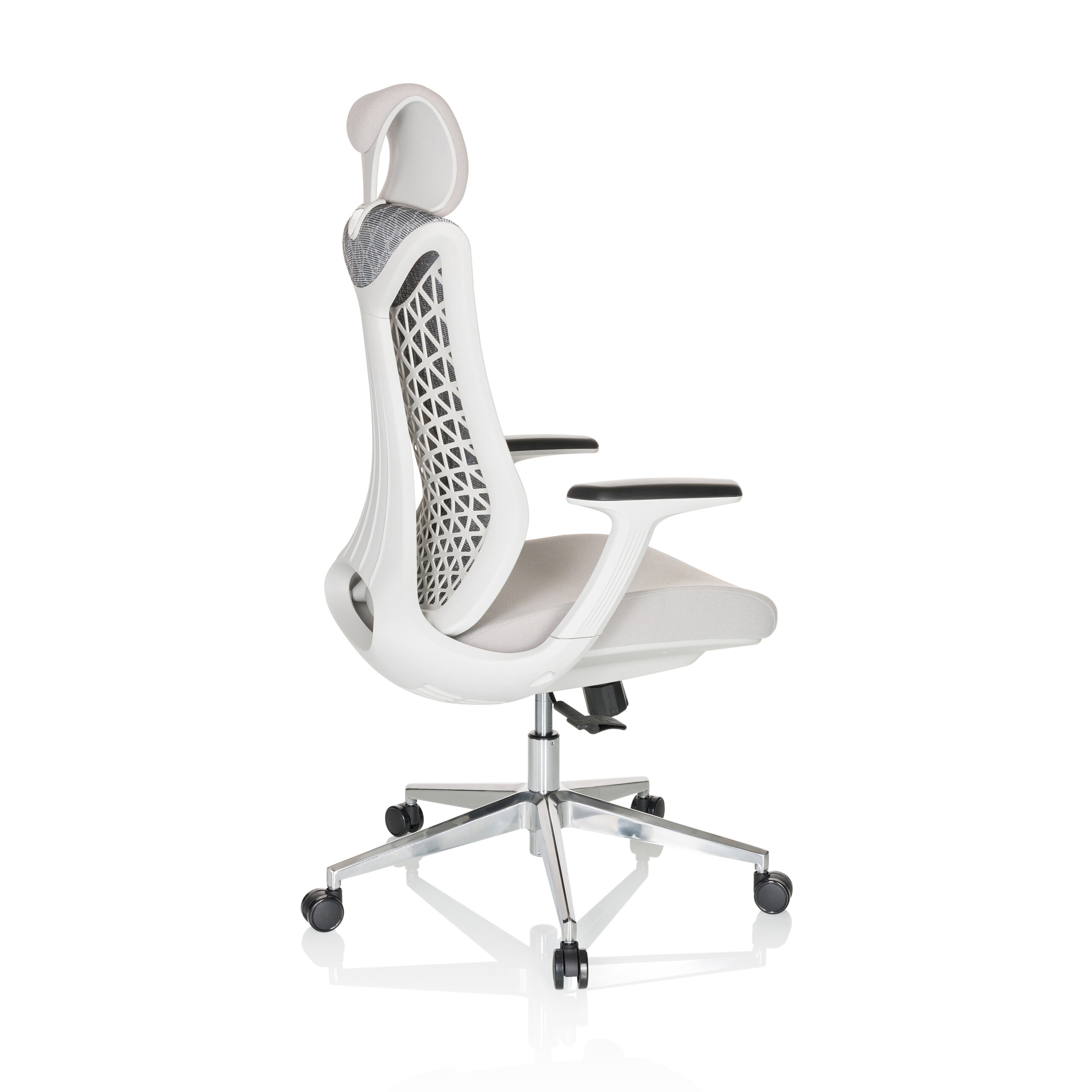 FALEO W Bürostuhl Netzstoff Grau