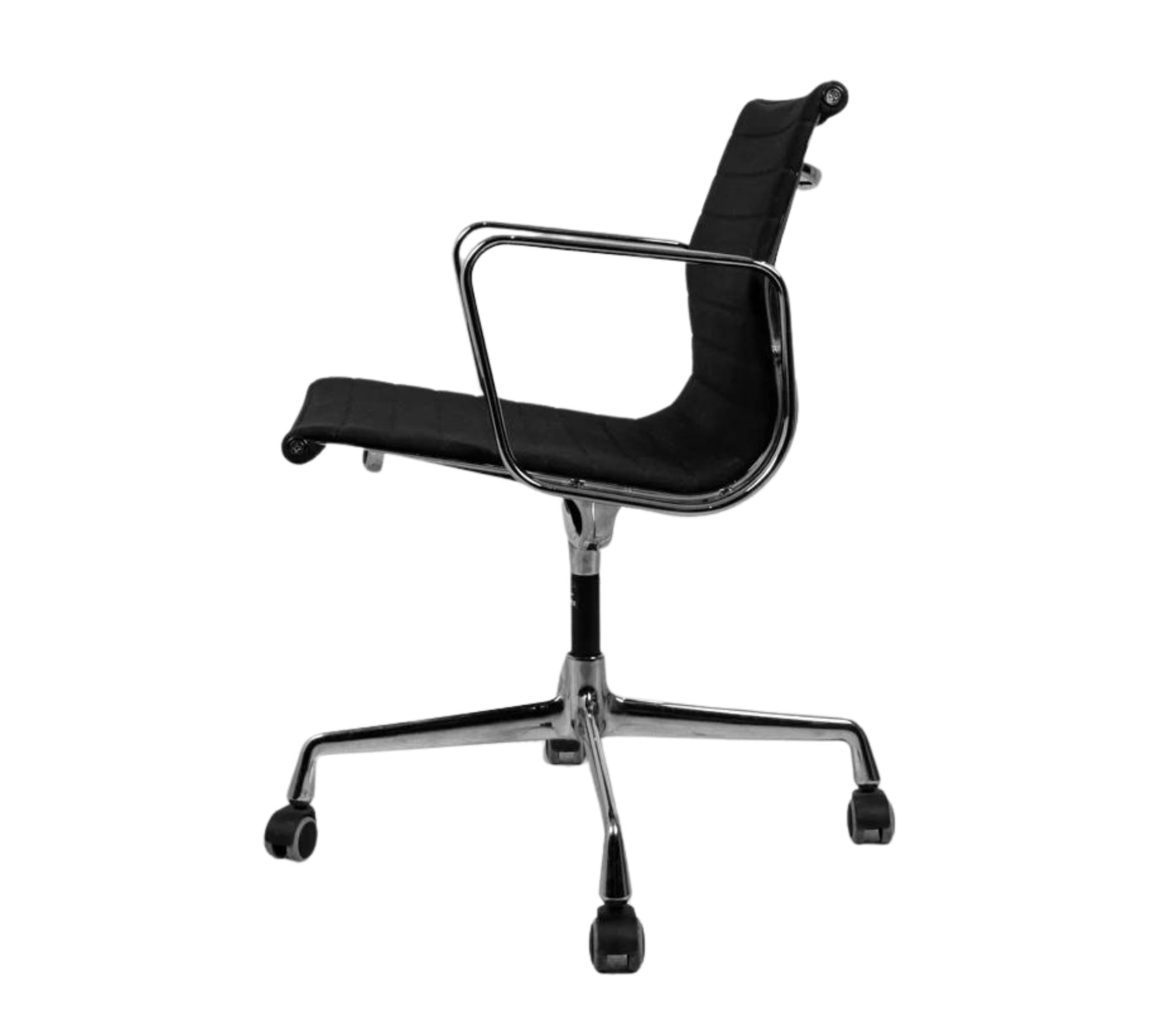 Eames EA 108 Aluminium Chair Drehbar Schwarz