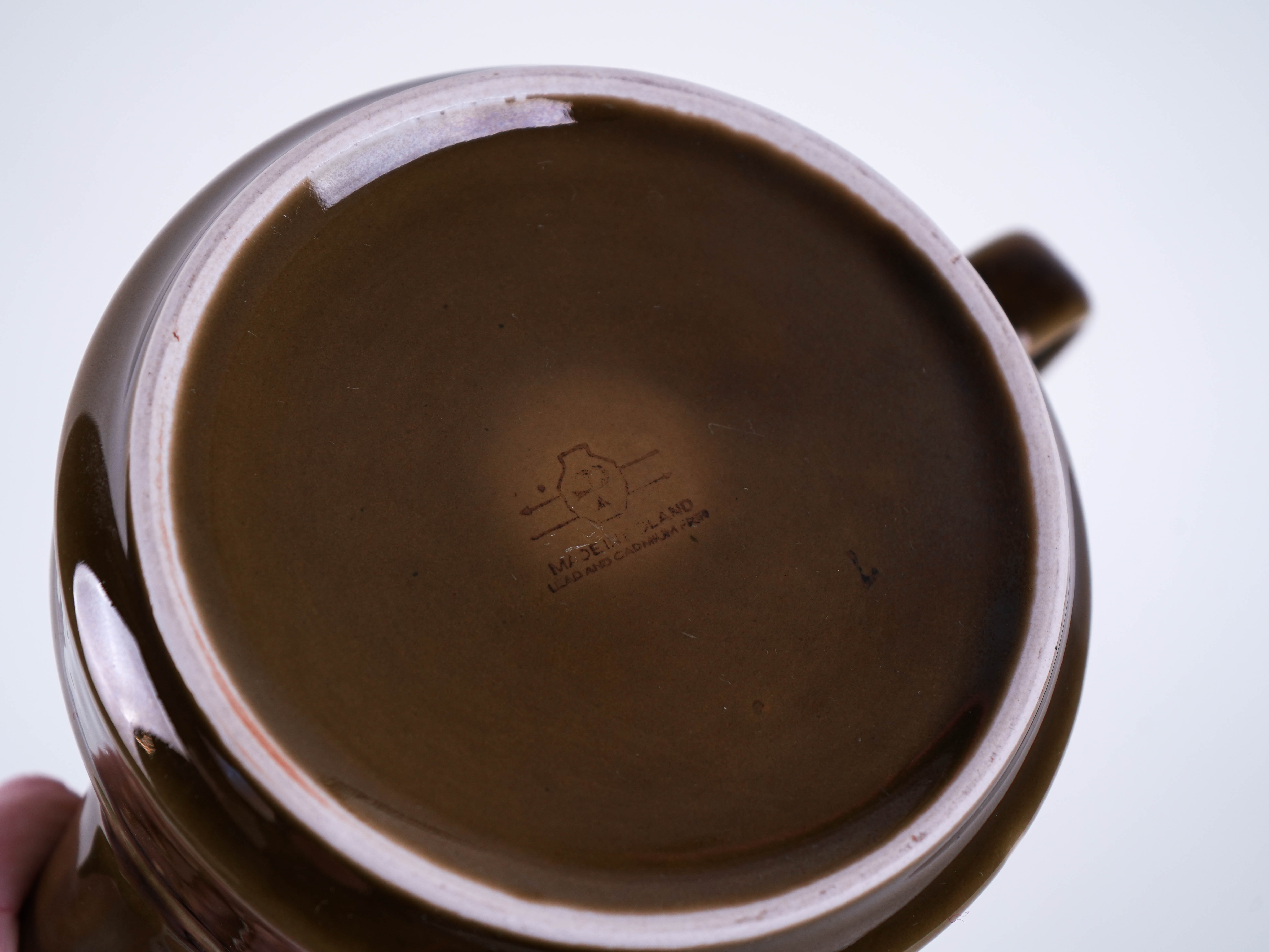 Ceramic teapot 1980s made in Poland