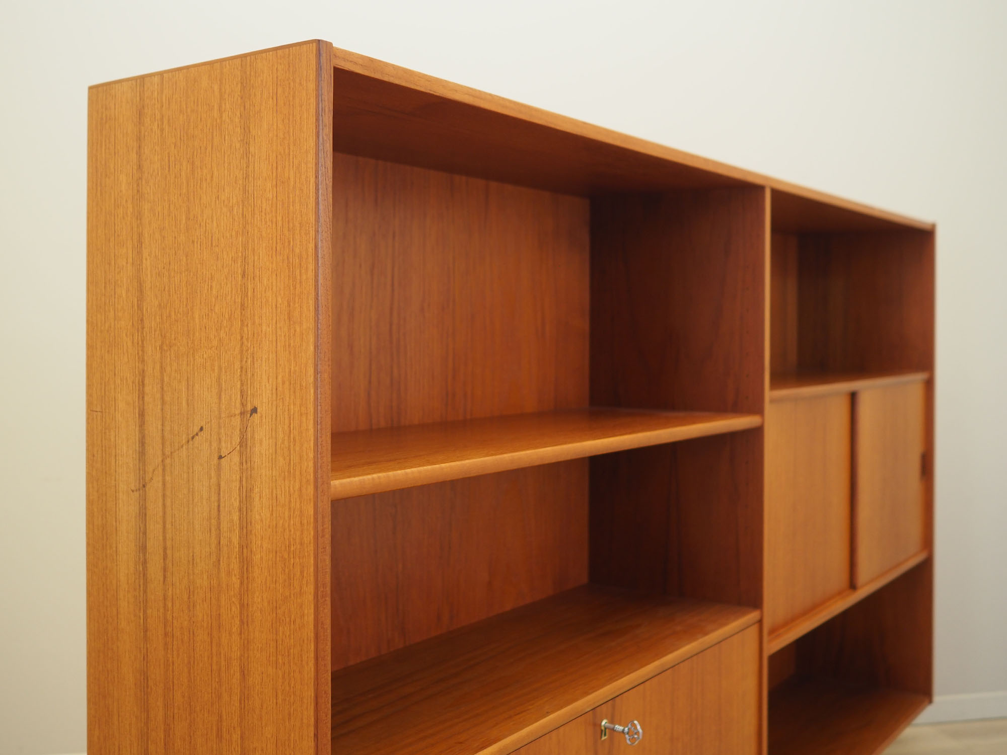 Bücherregal Teakholz 1960er Jahre
