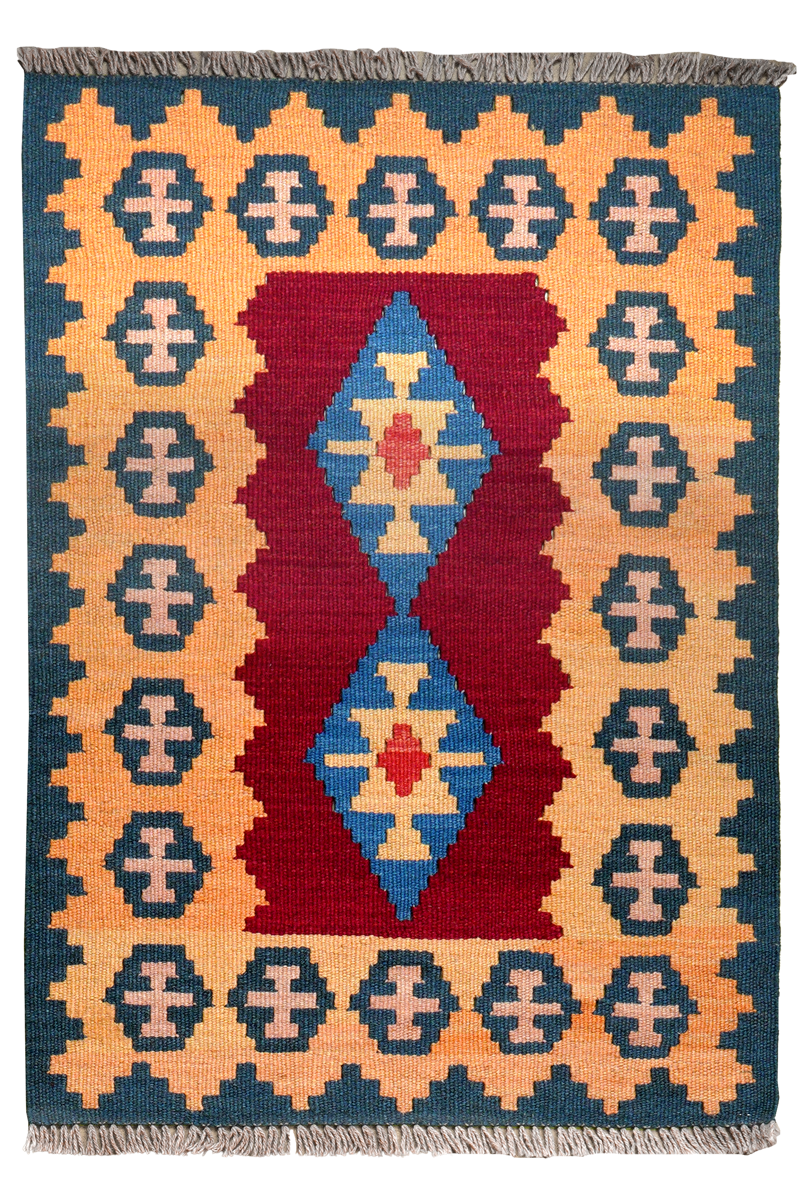 Kilim Gashgai Teppich Mehrfarbig