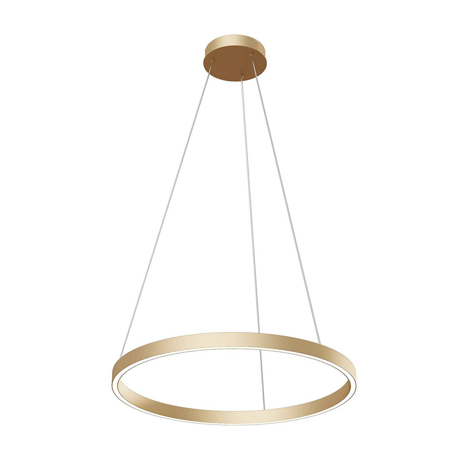 Rim LED-Pendelleuchte Aluminium 1-flammig