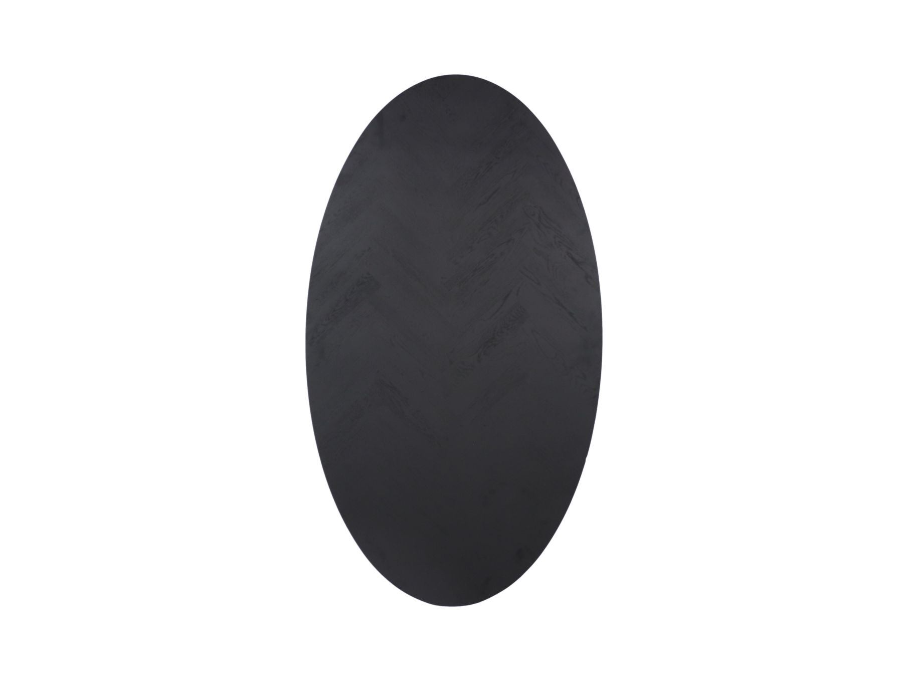 Fishbone Tischplatte Eiche Schwarz 180x100
