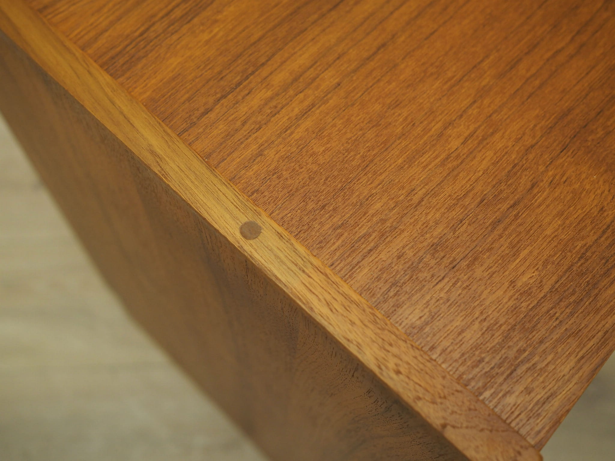 Vintage Cabinet Teak Wood Brown 1970s