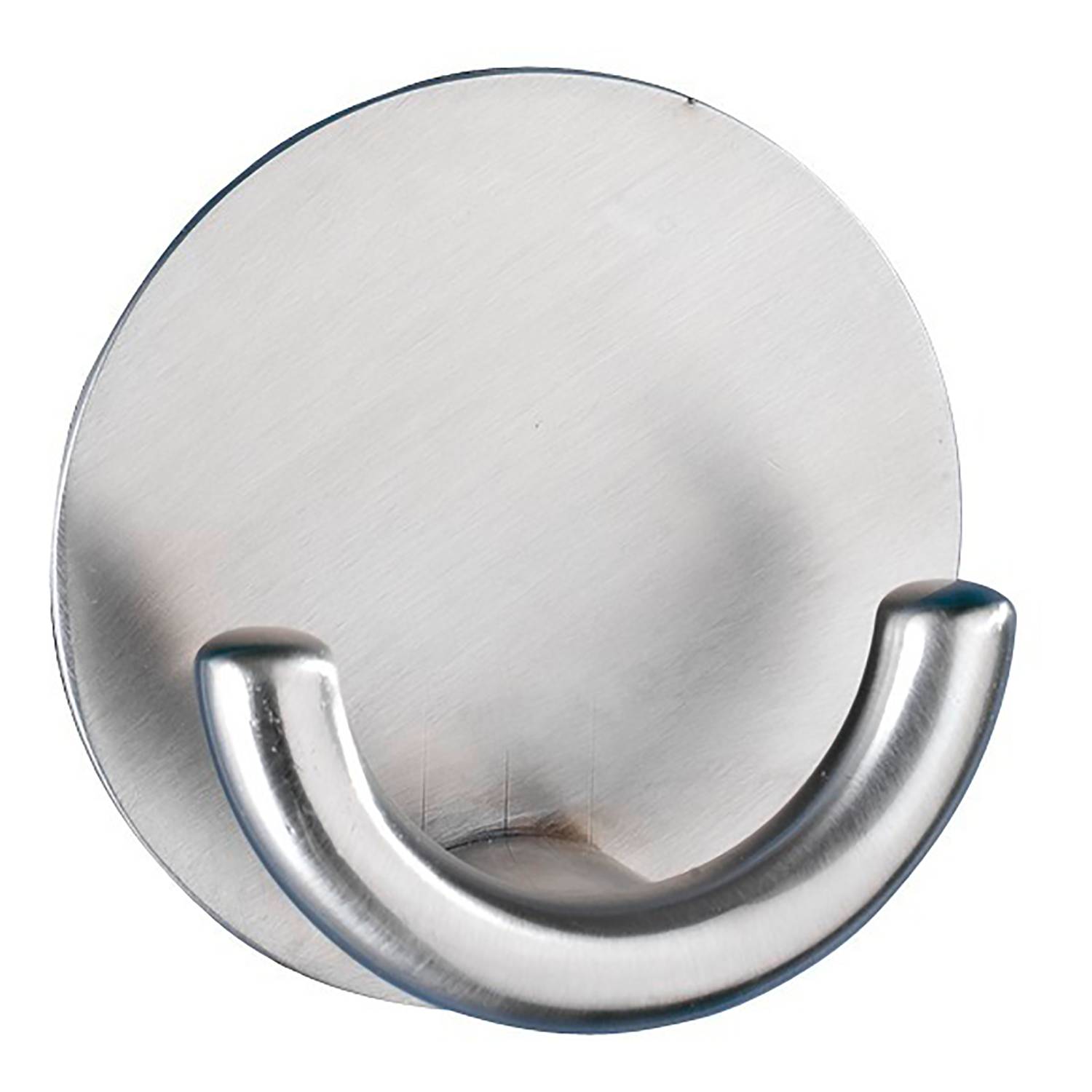 4x Wandhaken Rondo Edelstahl Silber
