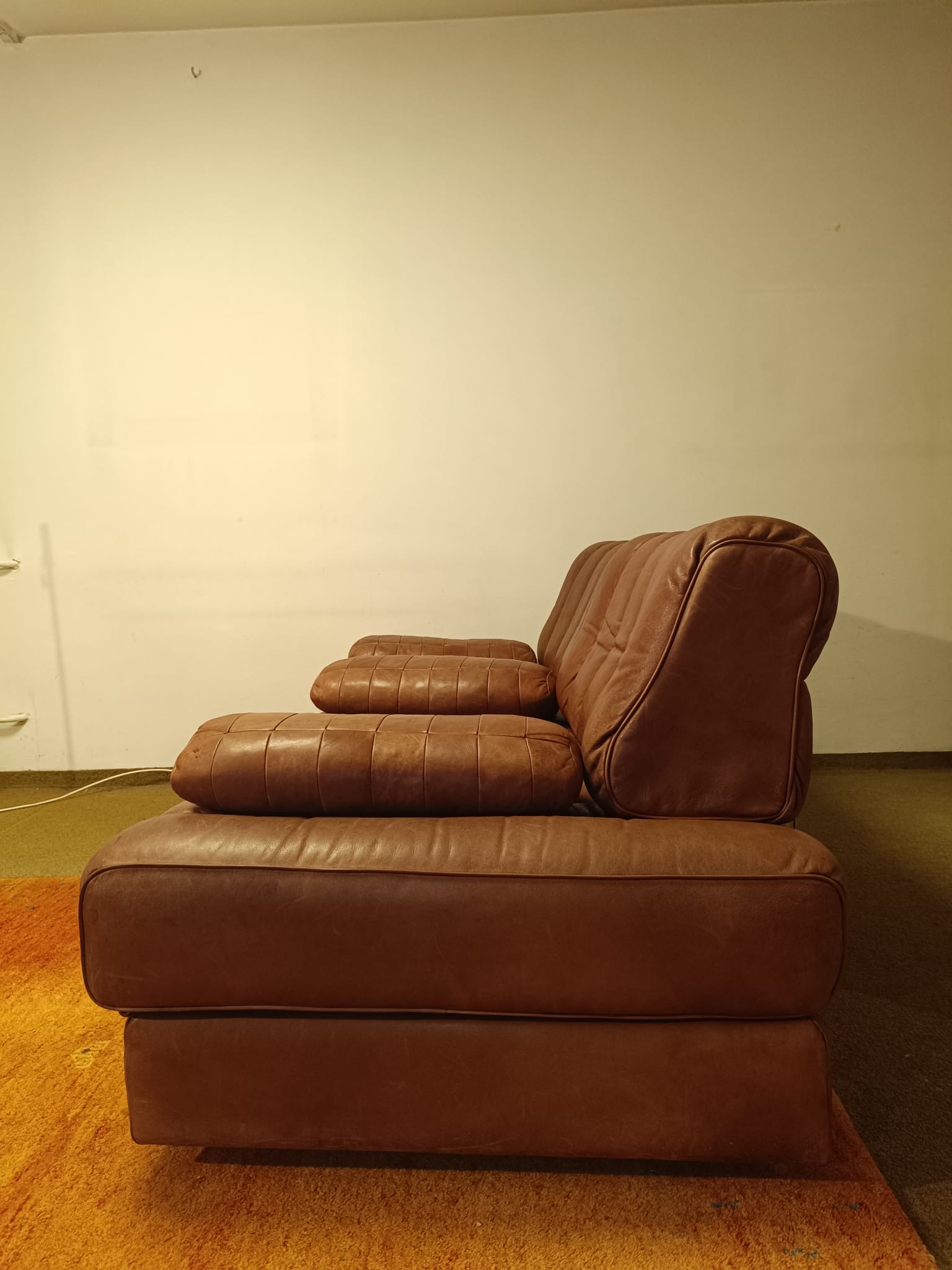 Vintage DS 85 Tagesbett Leder Cognac