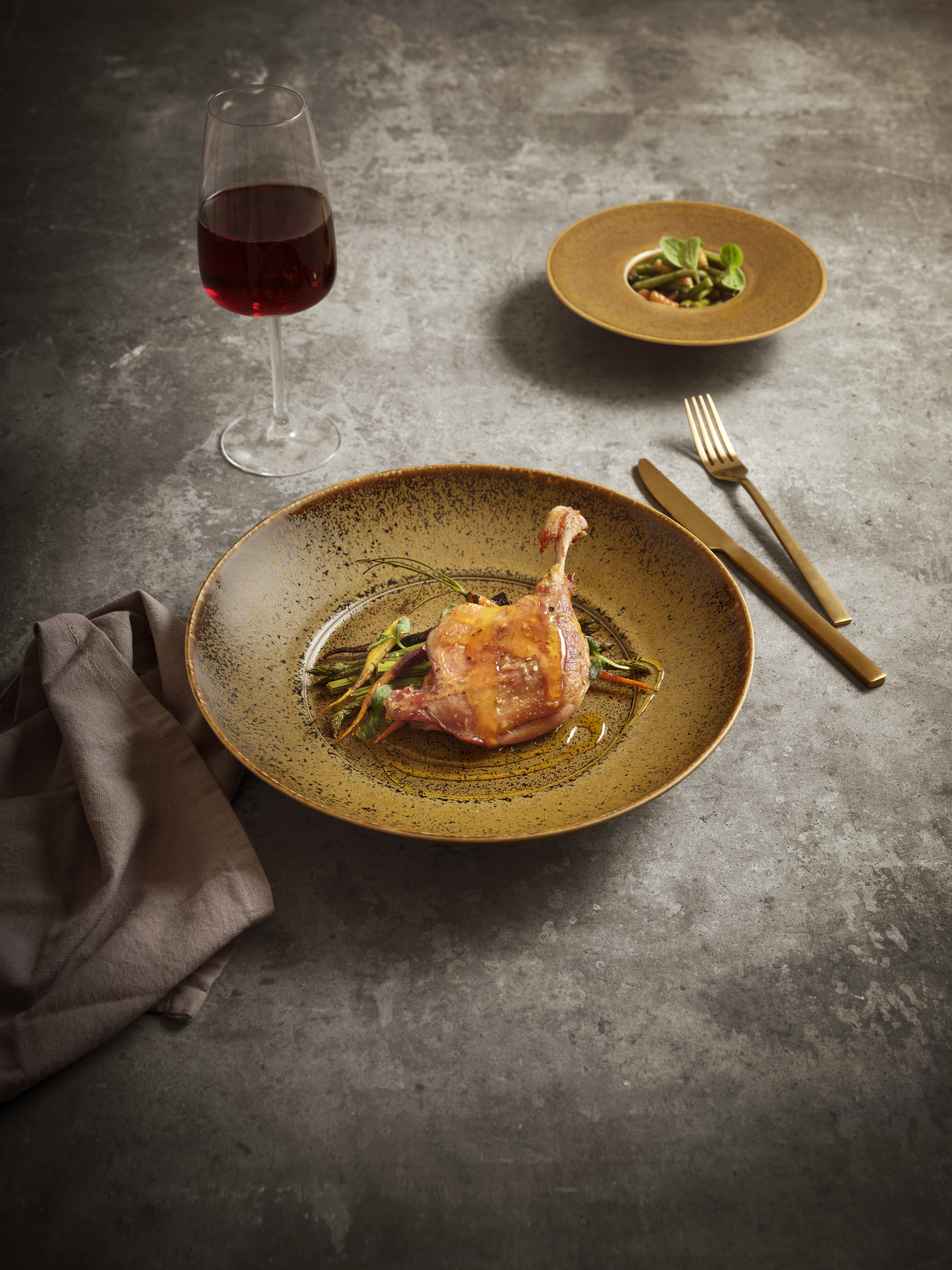 Grumpy Kombiservice 8-teilig Porzellan Beige