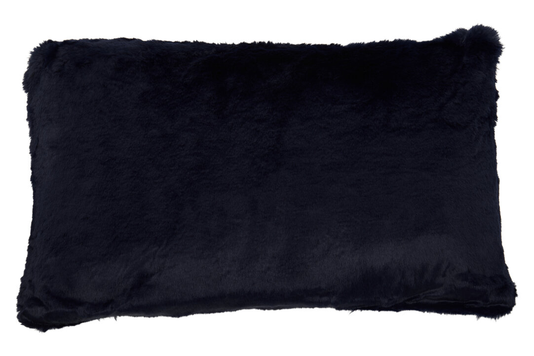 Bosie Lamina Navy Blue Rectangular Pillow