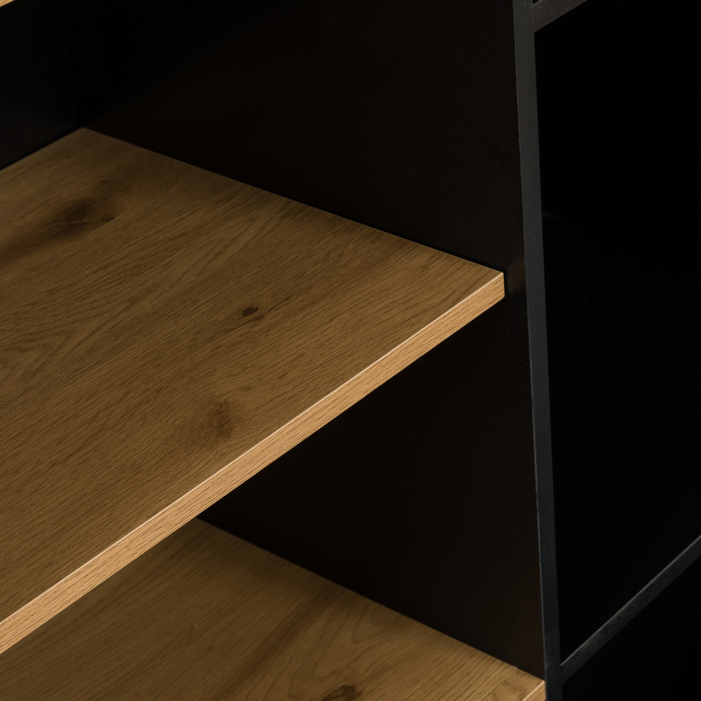 Amio H Cabinet Wood Black