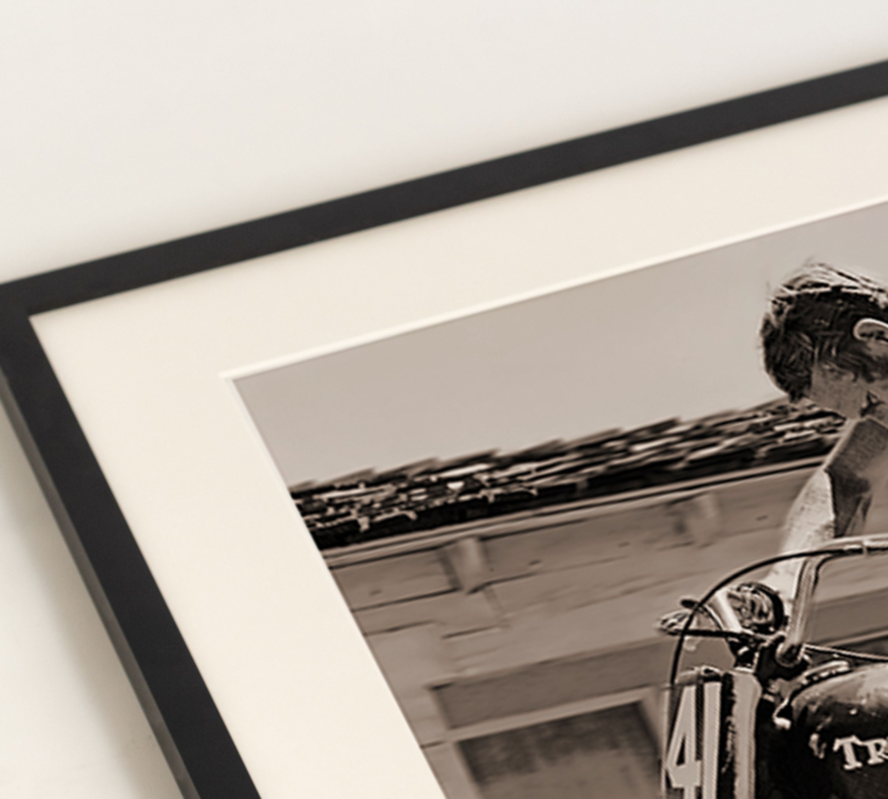 Steve McQueen Art Print with Frame Multicolor