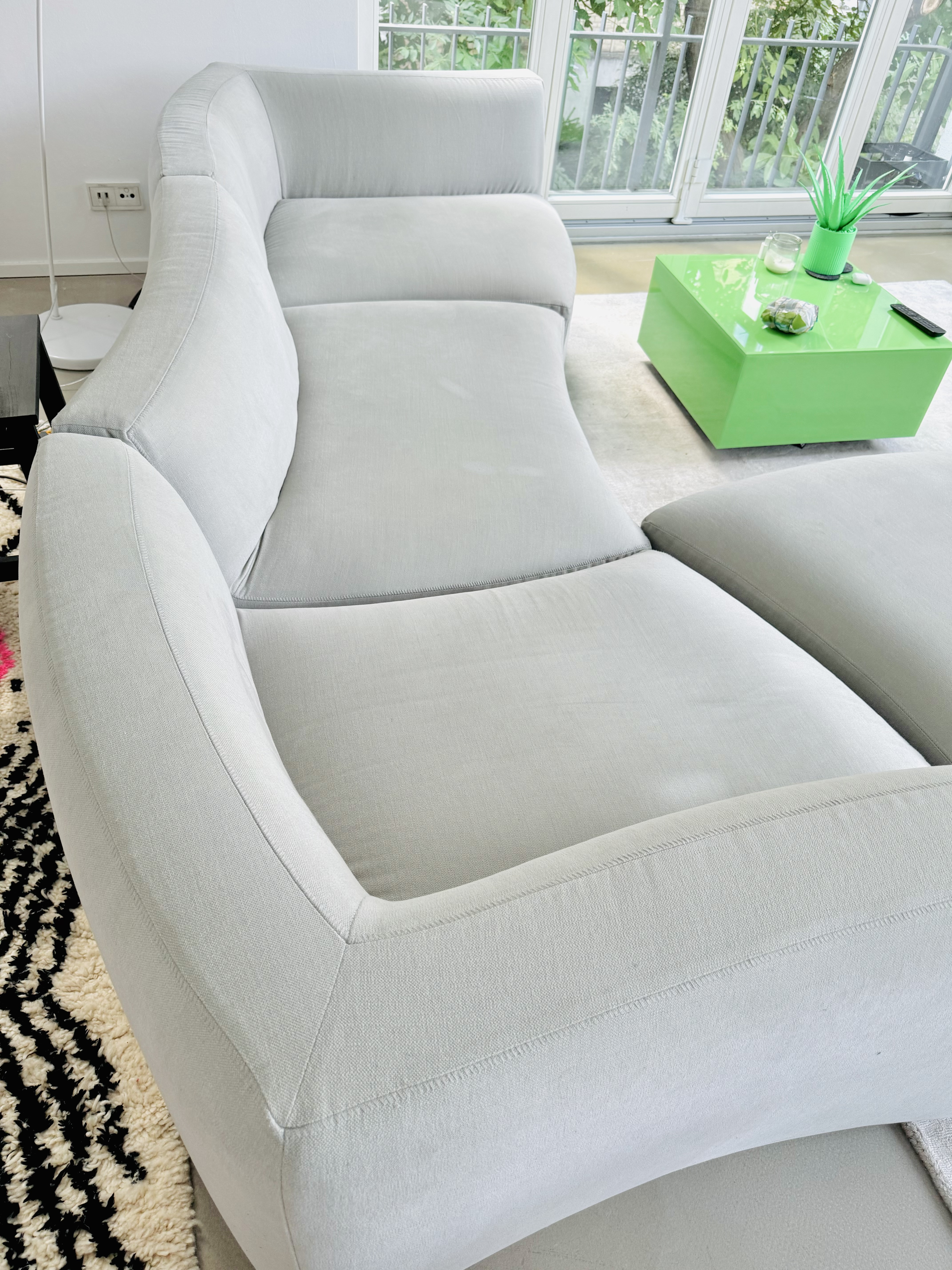 River DX Sofa Textile Grey