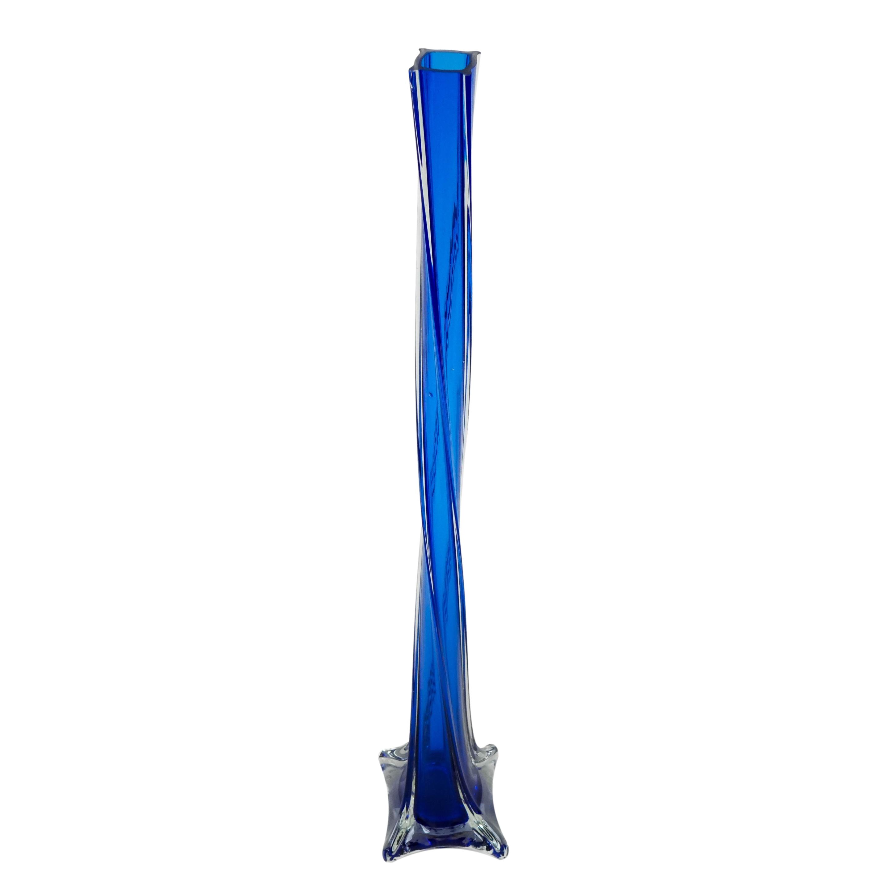 Cobalt vase blue 1970s