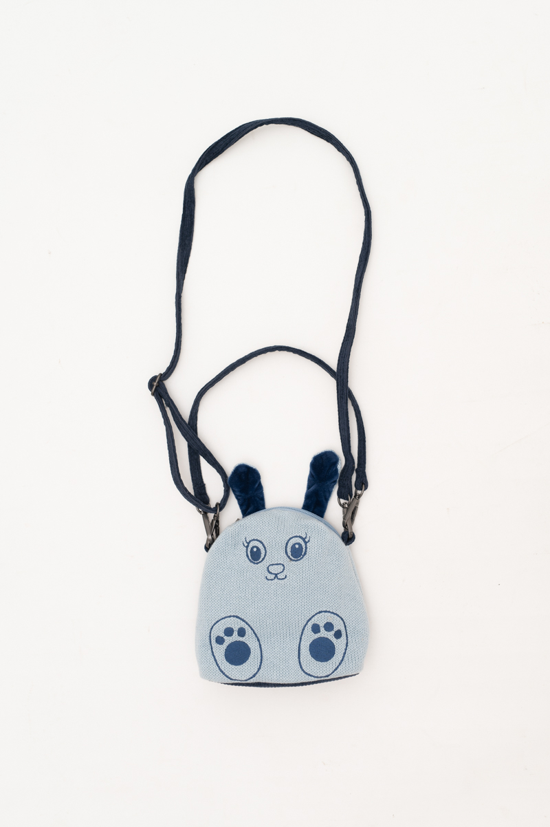 Hase Tasche Baumwolle Blau