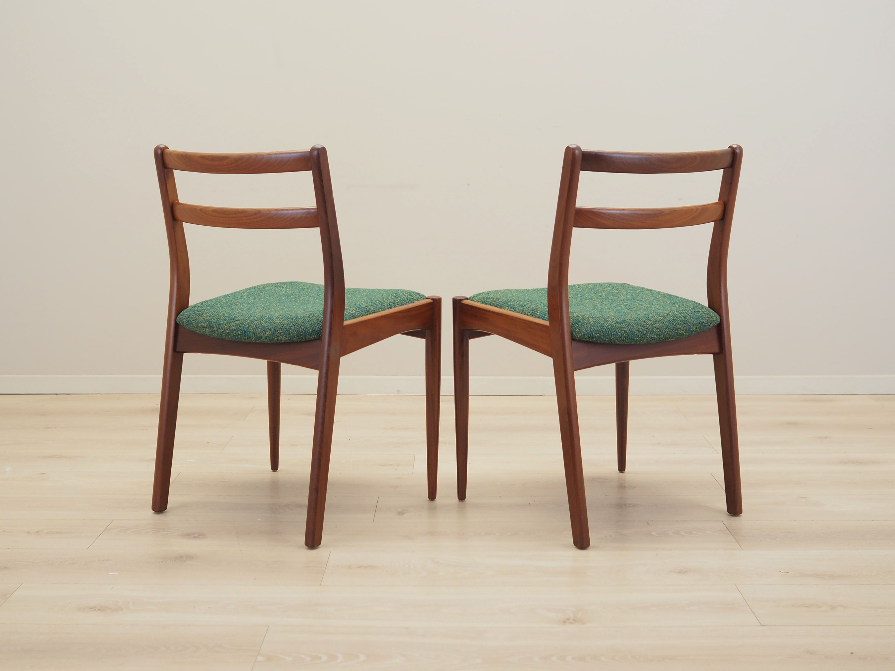 2x Esszimmerstuhl Teakholz 1970er Jahre
