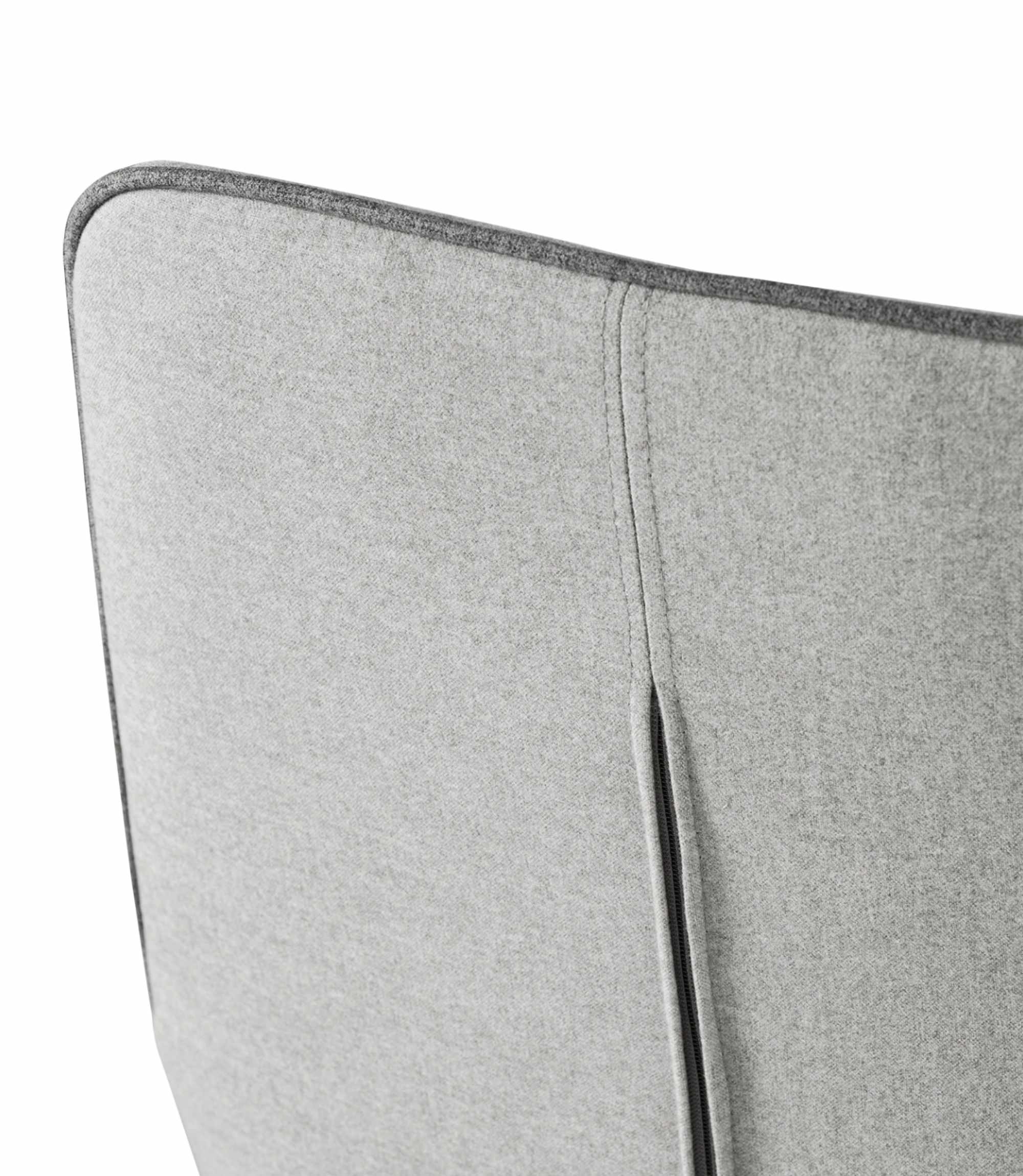 Bürodrehstuhl Webstoff Metall Grau