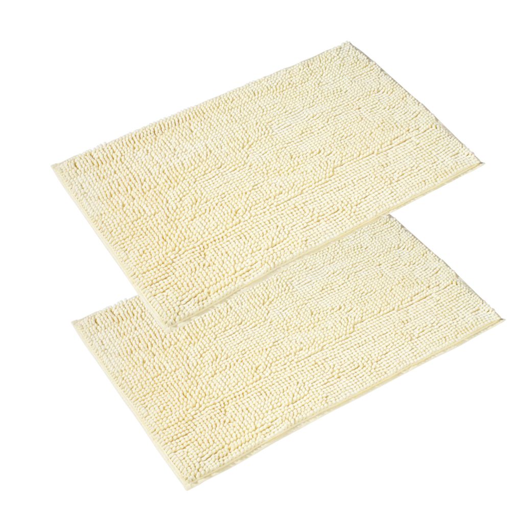 2x Microfaser Badematte Papyrus Öko-Tex Standard 100