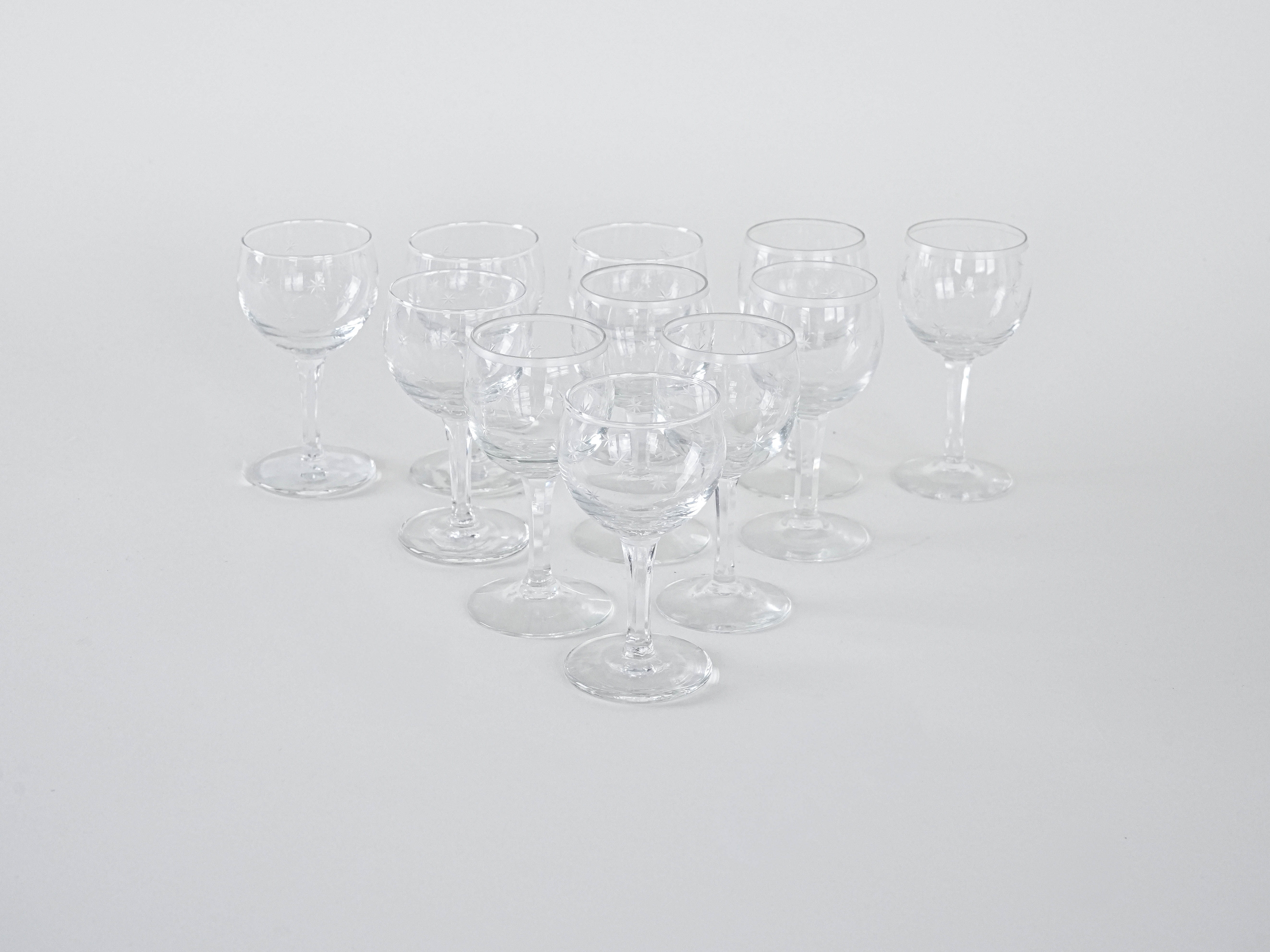 11x Weingläser Transparent