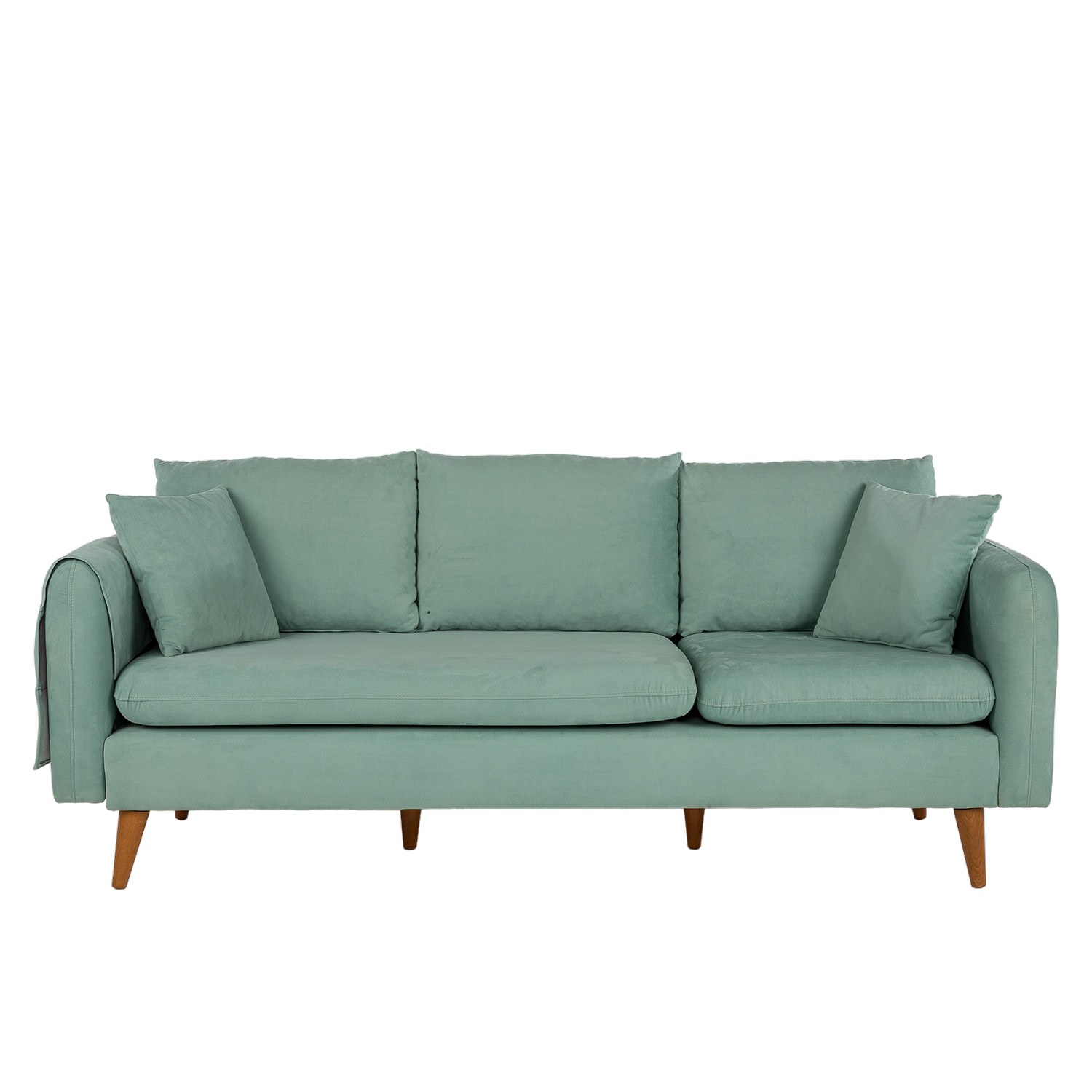 Sofia Sofa 3-Sitzer Holz Grün