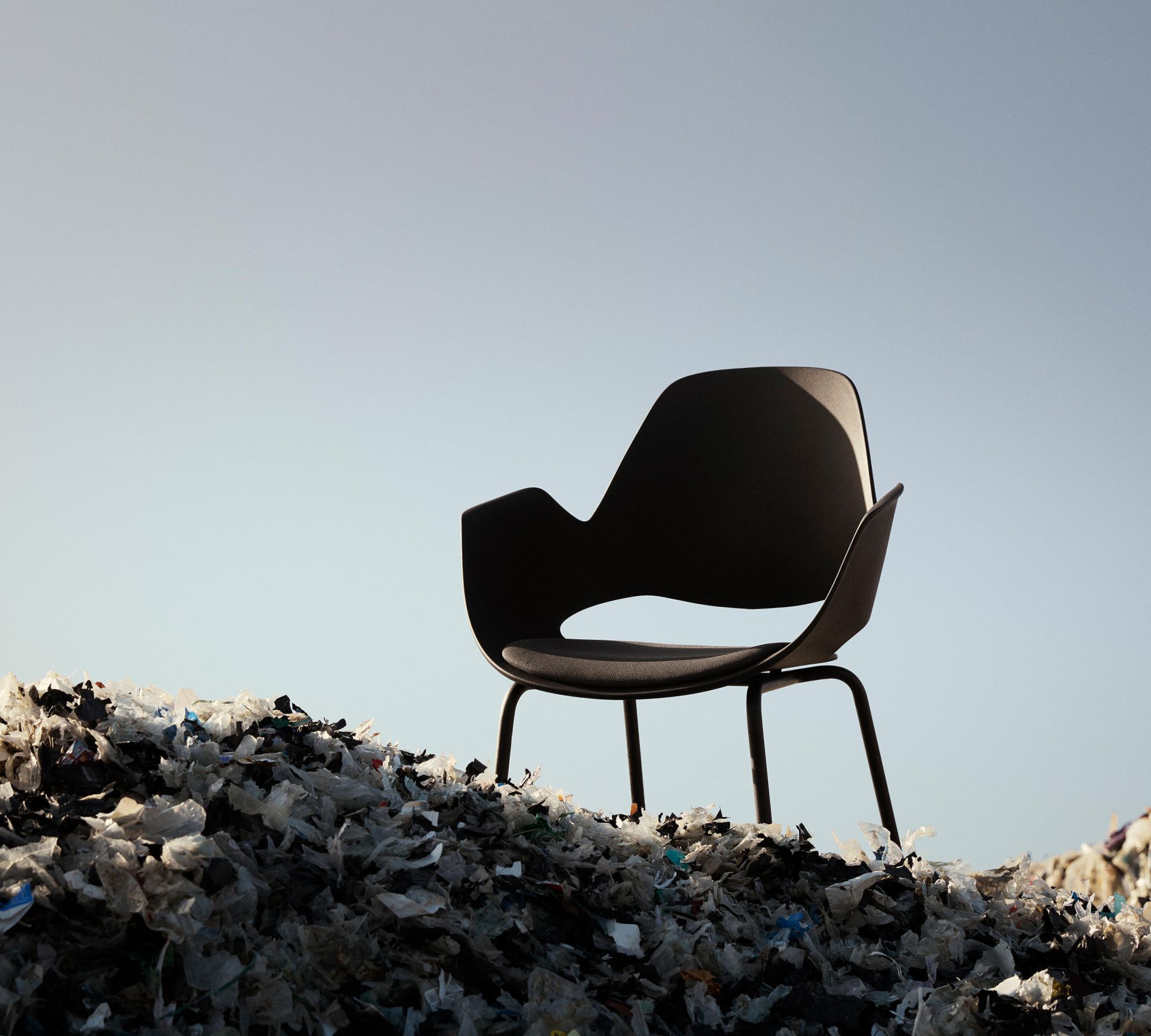 FALK Stuhl Aluminium Pulverbeschichtet Kunststoff Dunkelgrün