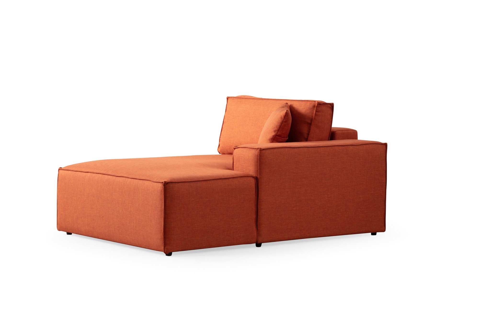 Pırlo Rechts Ecksofa Orange