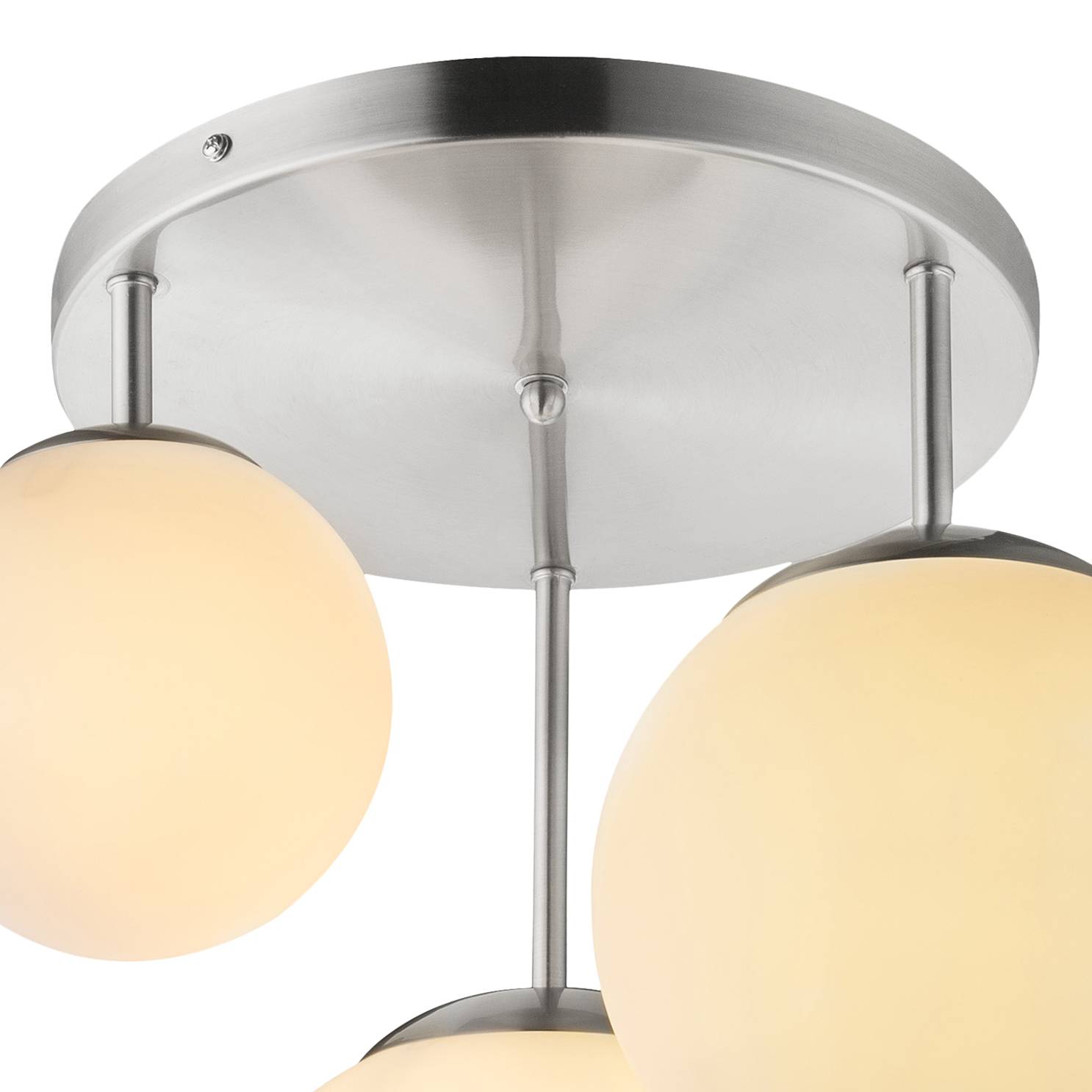 Ceiling light Joel 3-light frosted glass iron