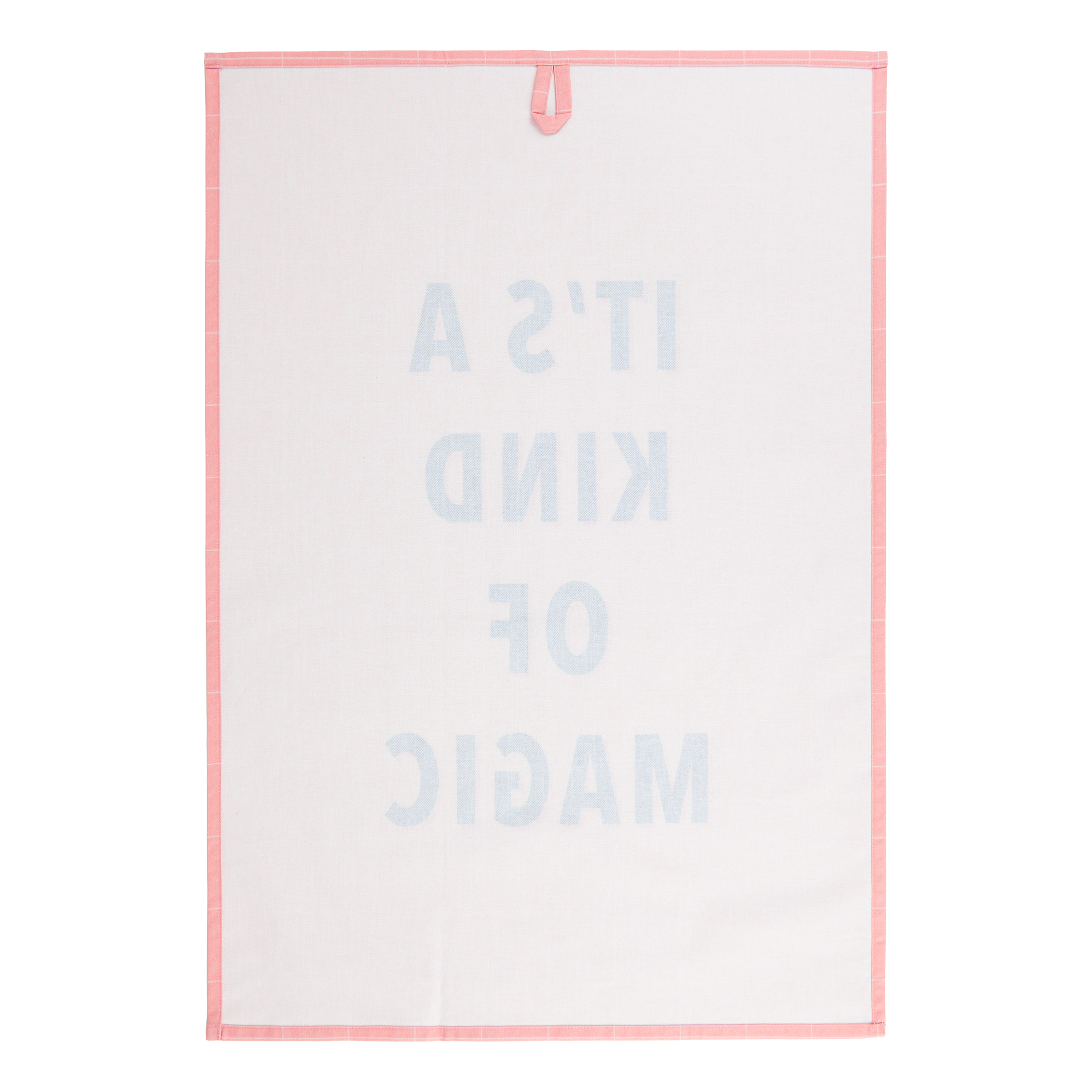 Kitchen Tales Kitchen Towel Saying Cotton Blue