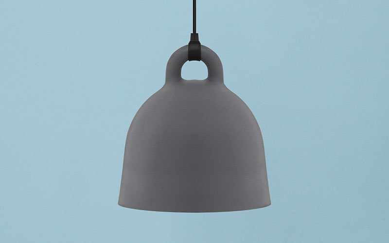 Bell Pendelleuchte 1-flammig Metall Grau