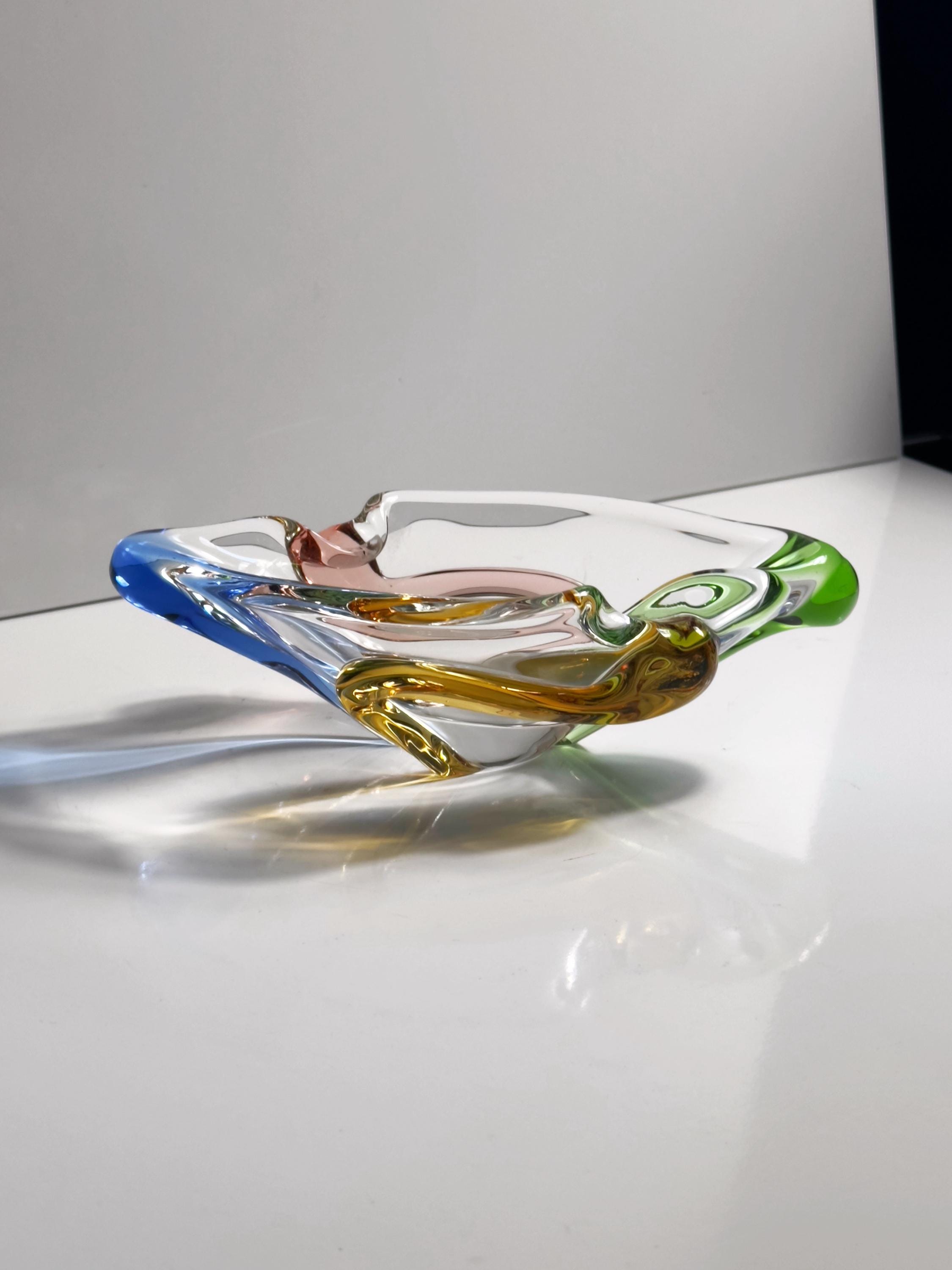 Vintage Schale Glas 1950er Jahre