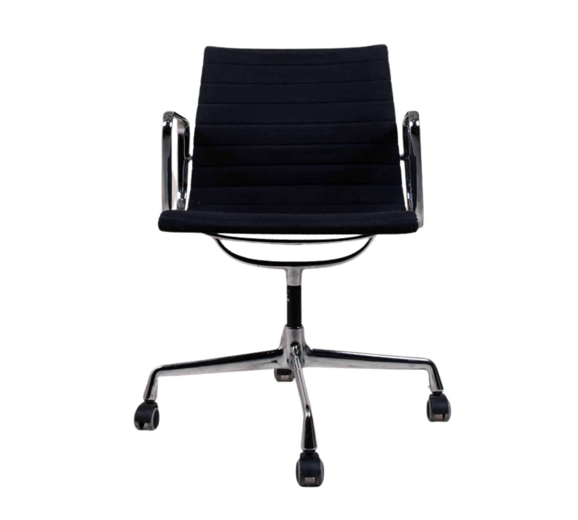 Eames EA 108 Aluminium Chair Drehbar Schwarz