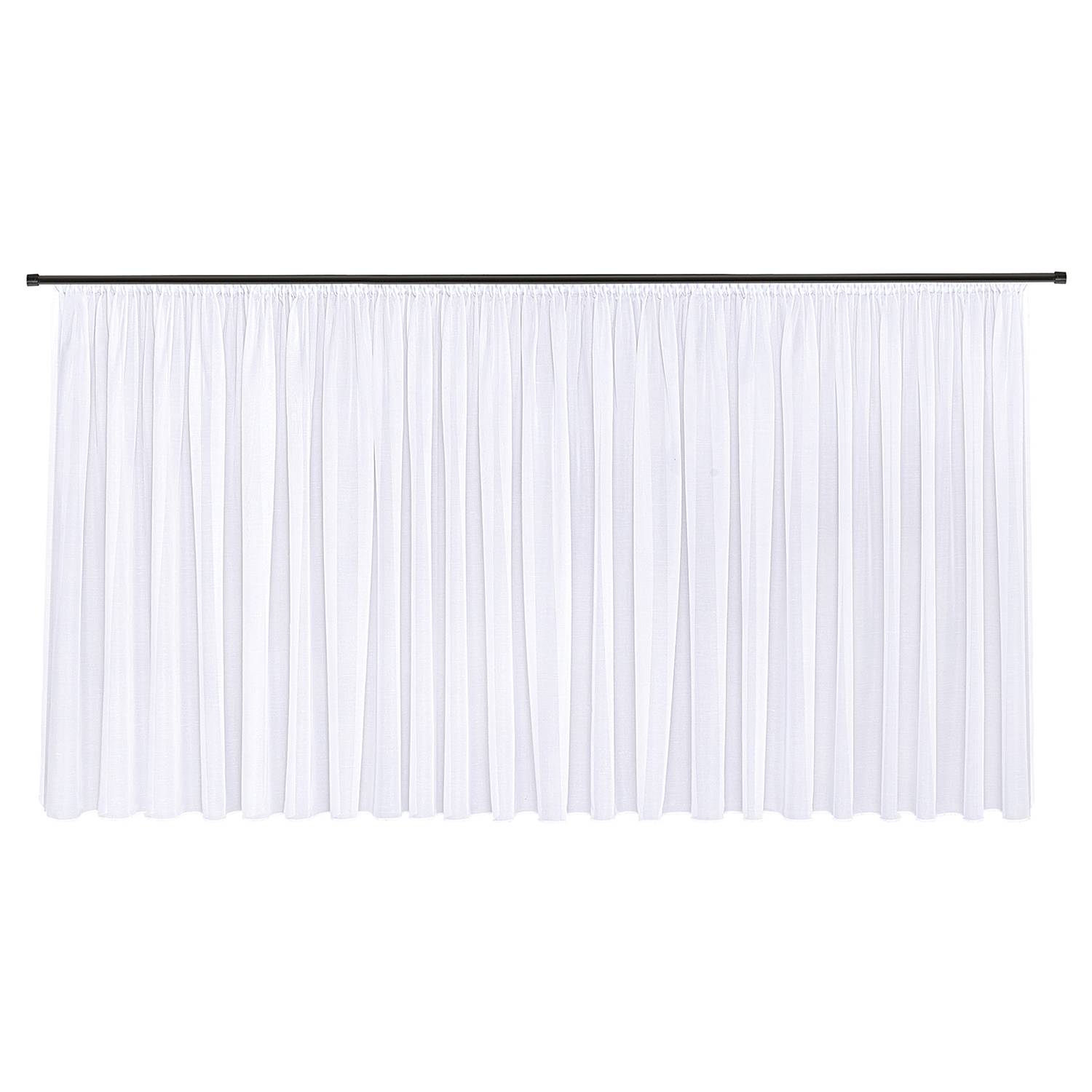 Gardine Alina Webstoff Weiß 600 x 150 cm