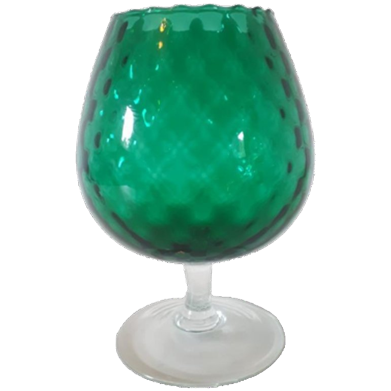 Vintage Empoli Vase Glas