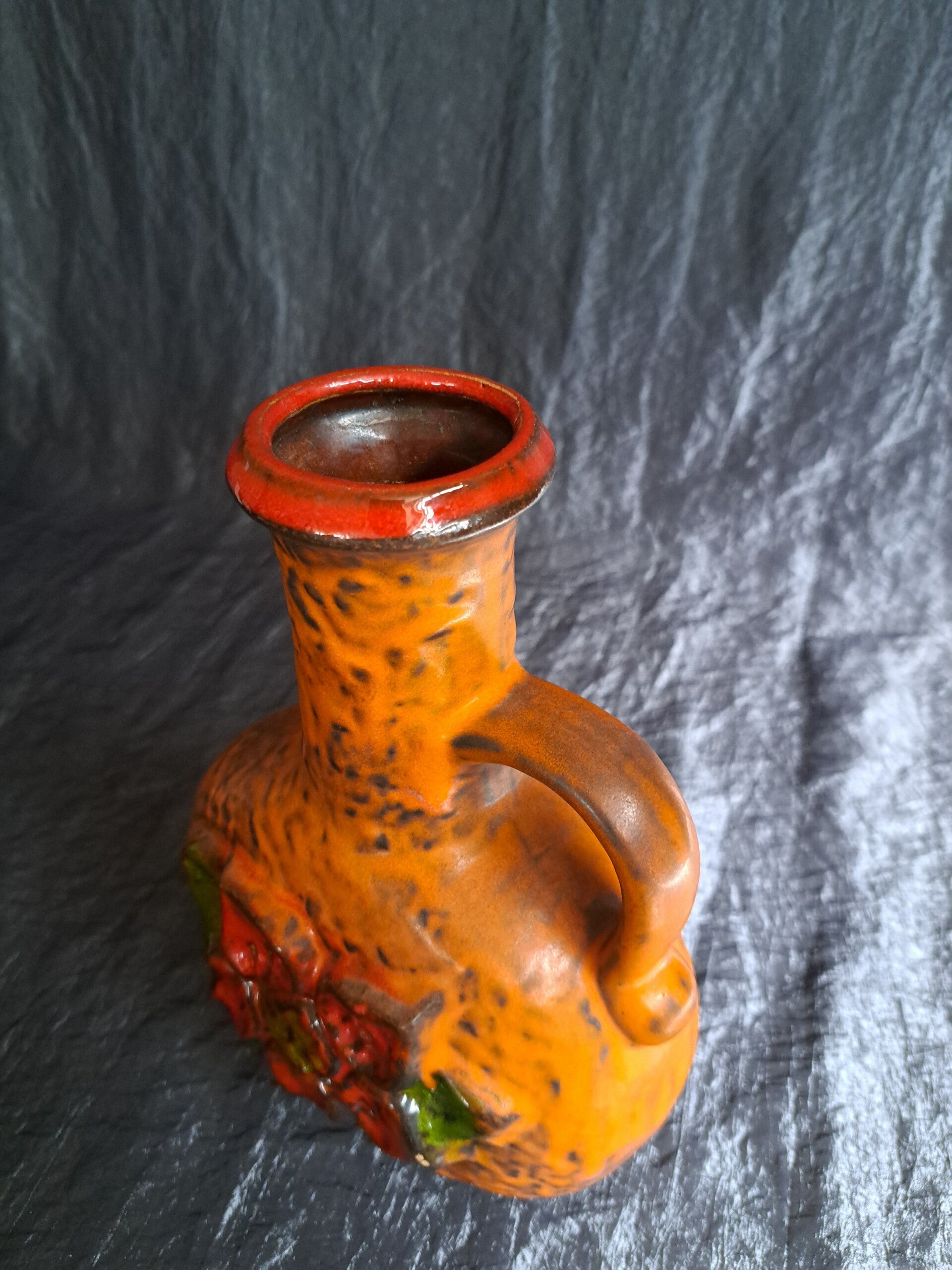 Vintage Vase Keramik Bunt