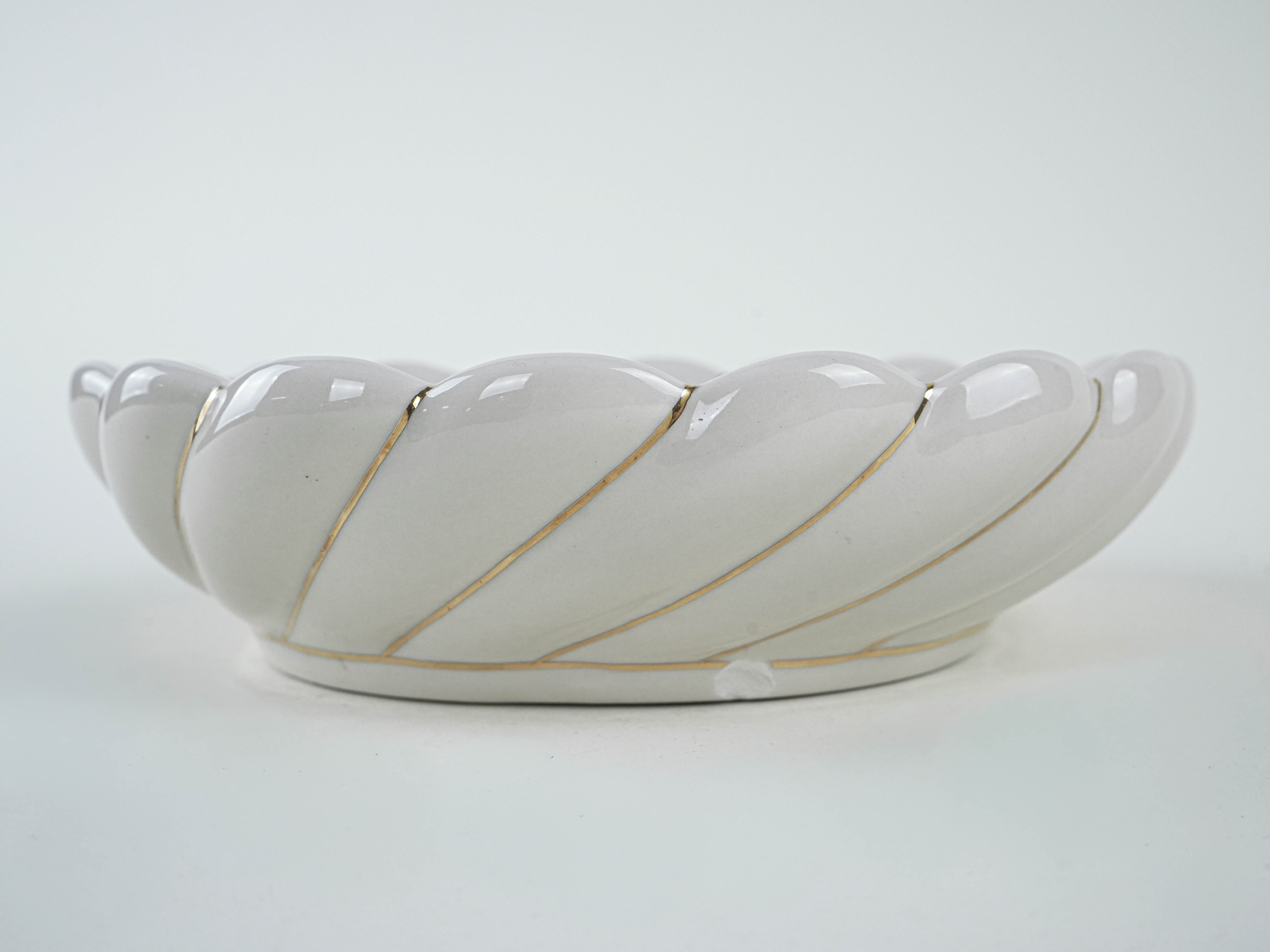 Ceramic bowl Cream 1980s