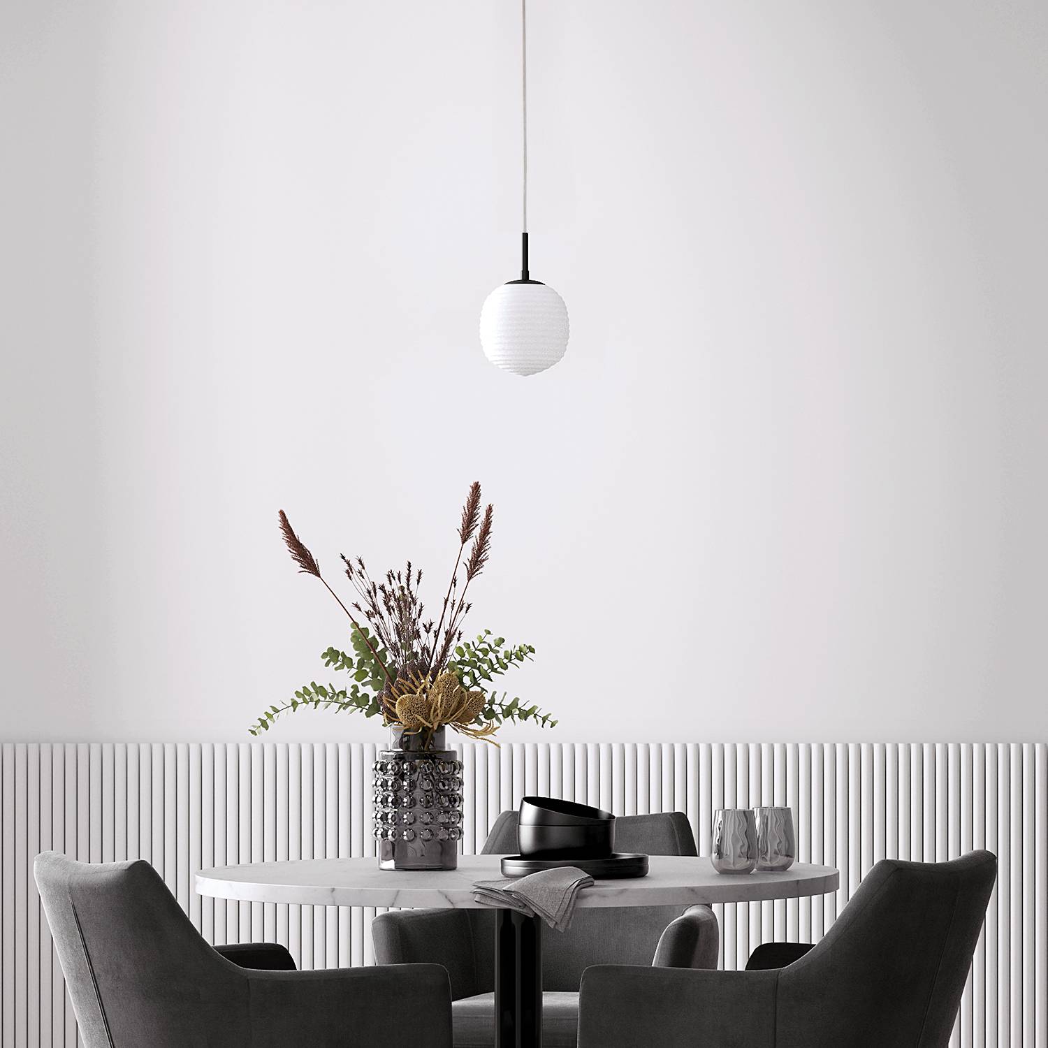 Pendant lamp Amalis I 1-light White