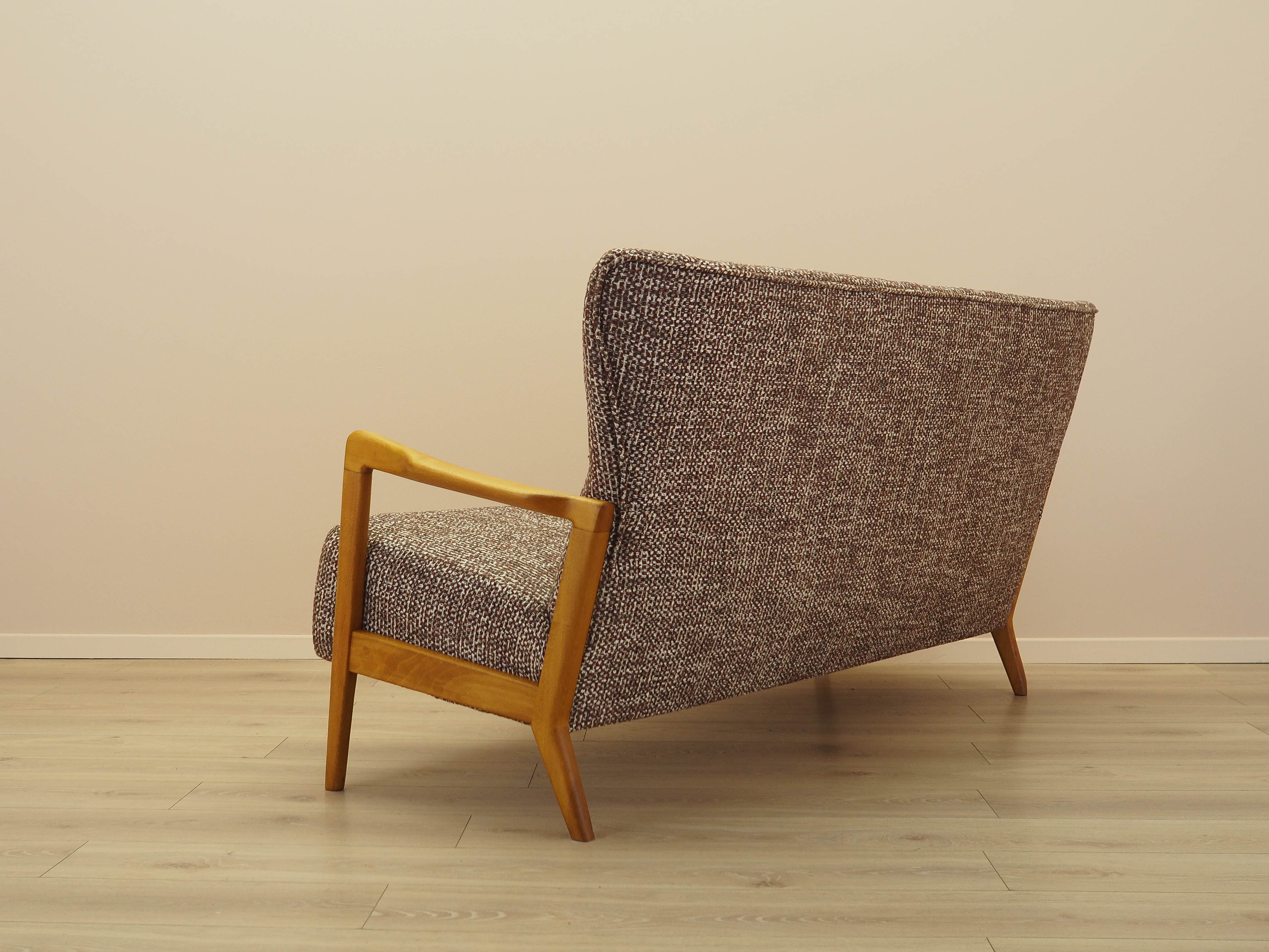 Buche-Sofa 1960er Jahre