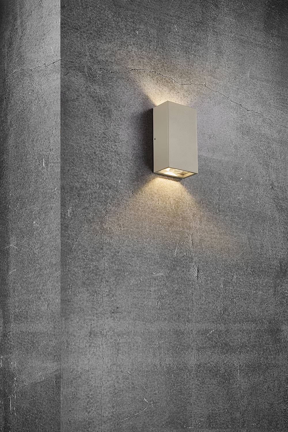 LED-Wandleuchte Rold Flat Beige