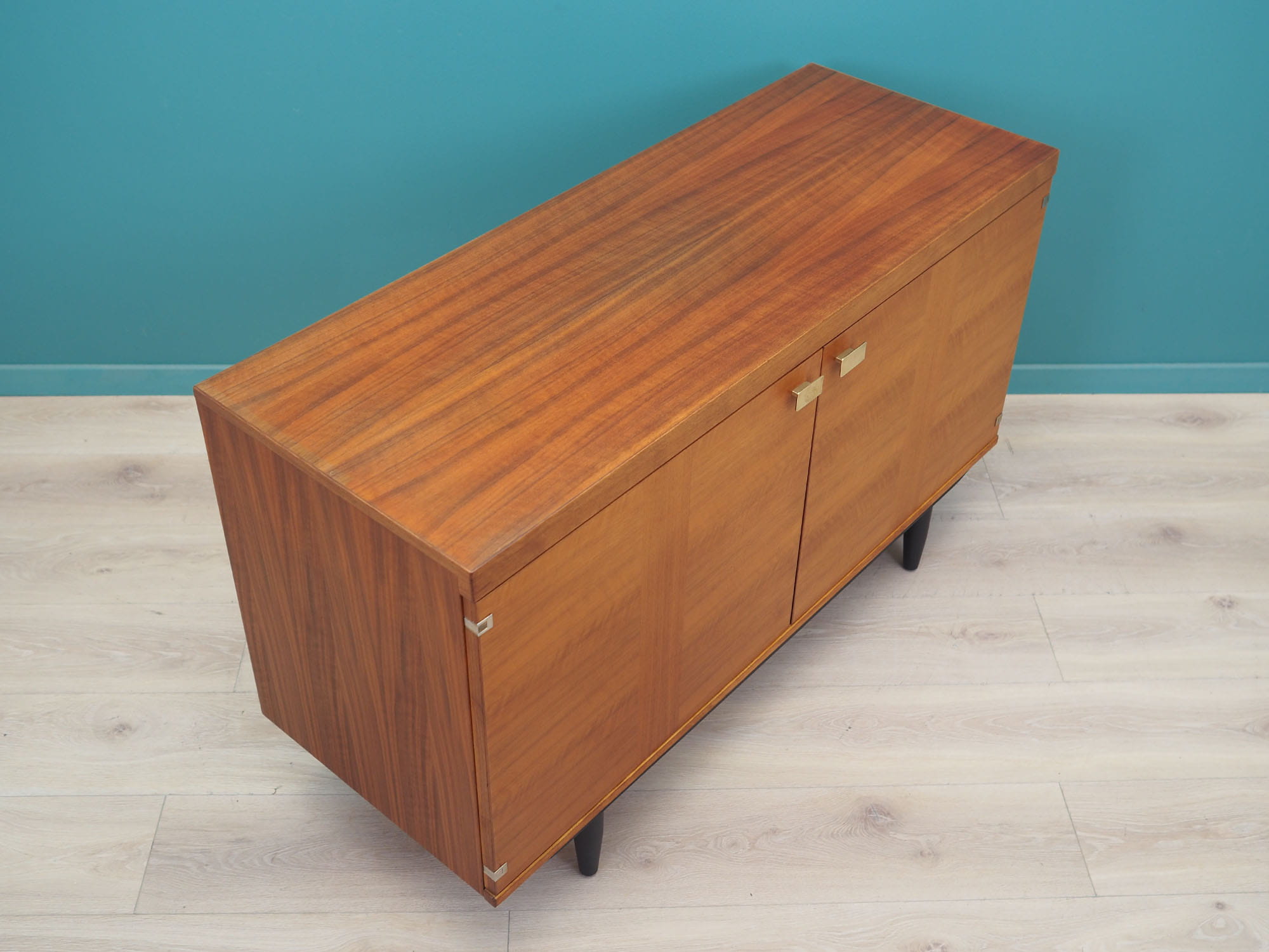 Vintage Schrank Teakholz Braun 1980er Jahre