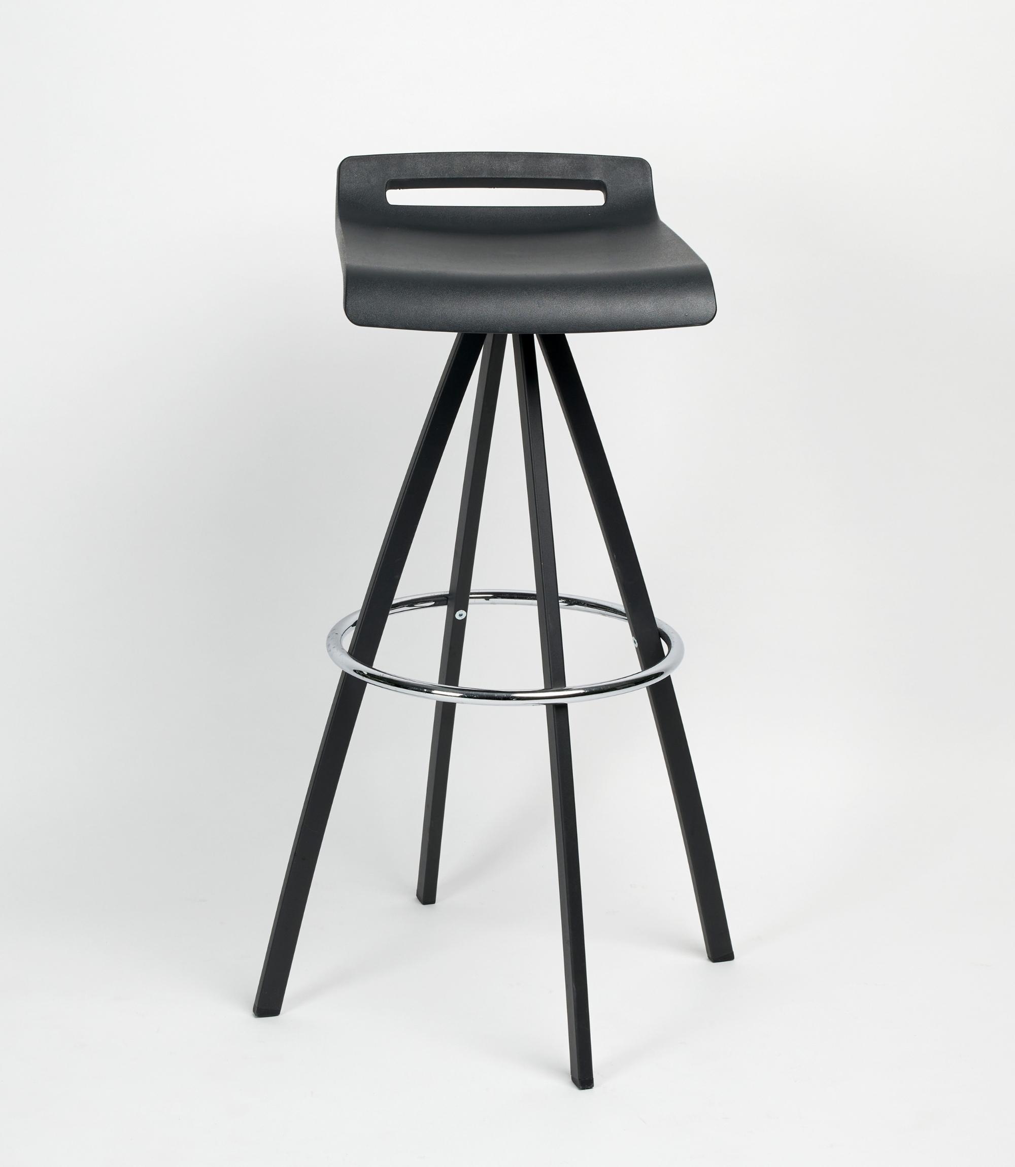 Drehbarer Barhocker Schwarz