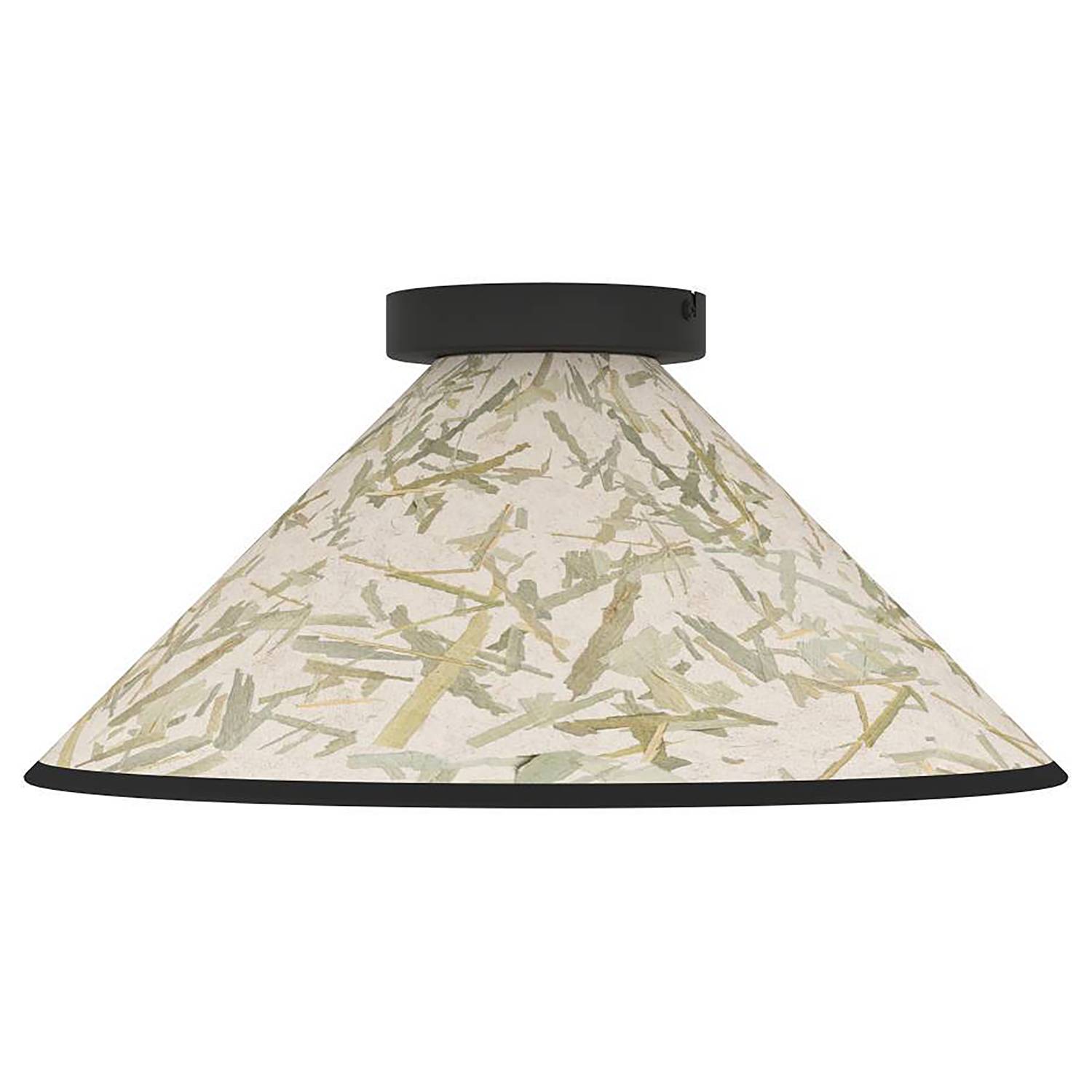 Oxpark Deckenleuchte 1-flammig Mischgewebe Stahl 