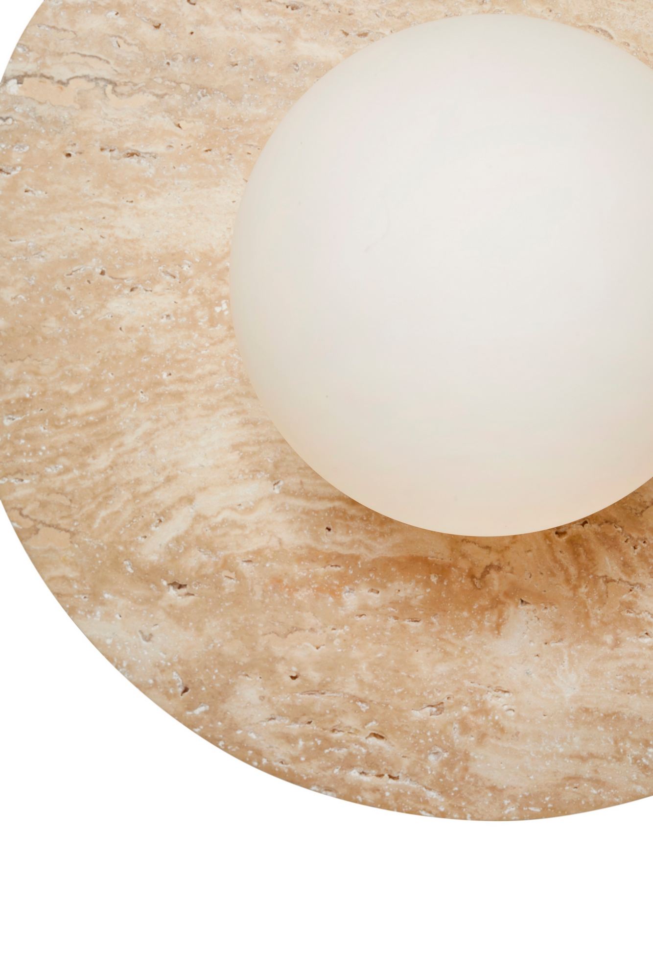 Tor-Nun Wall Lamp Travertine White