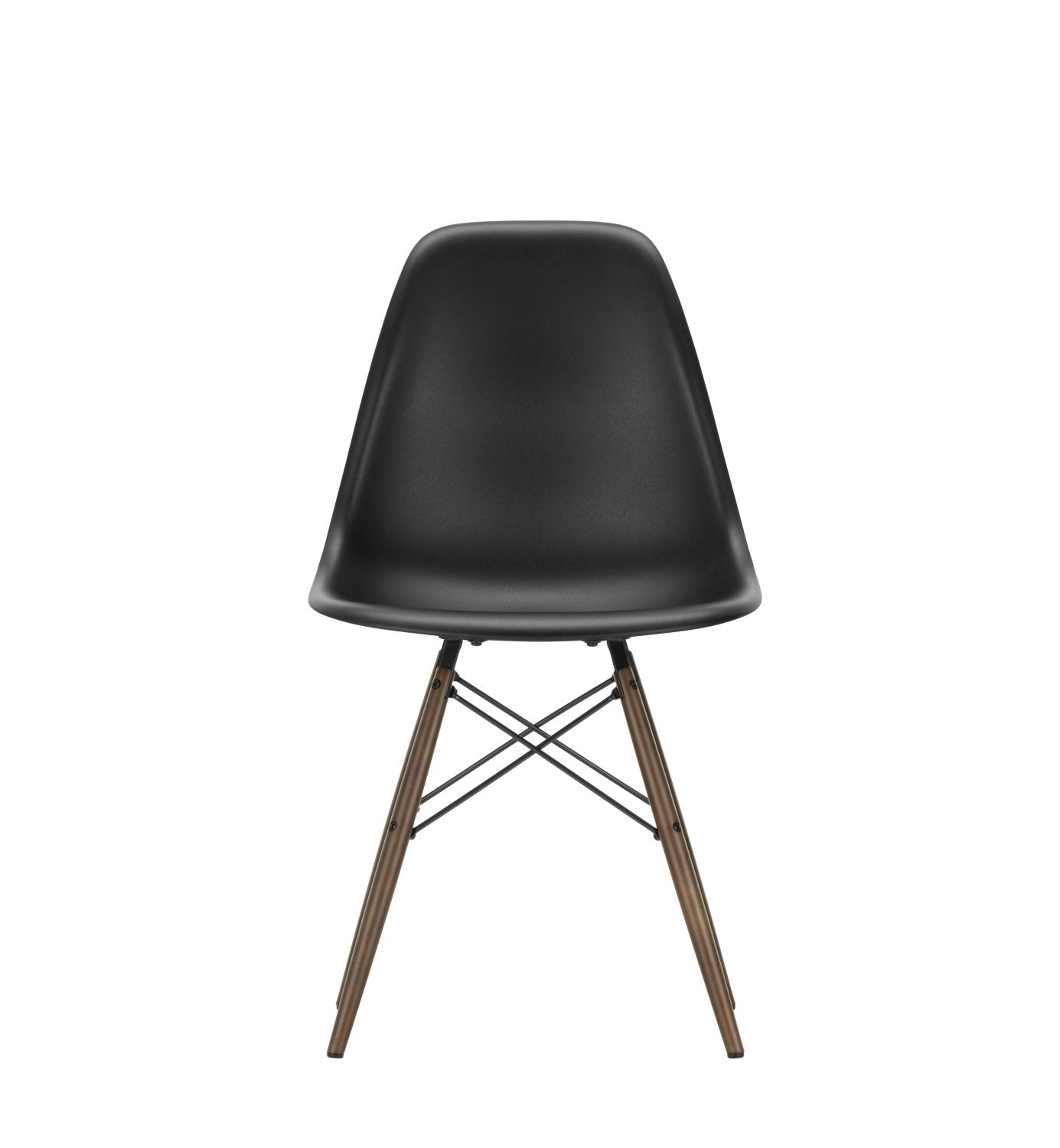 DSW Eames Plastic Side Chair Schwarz