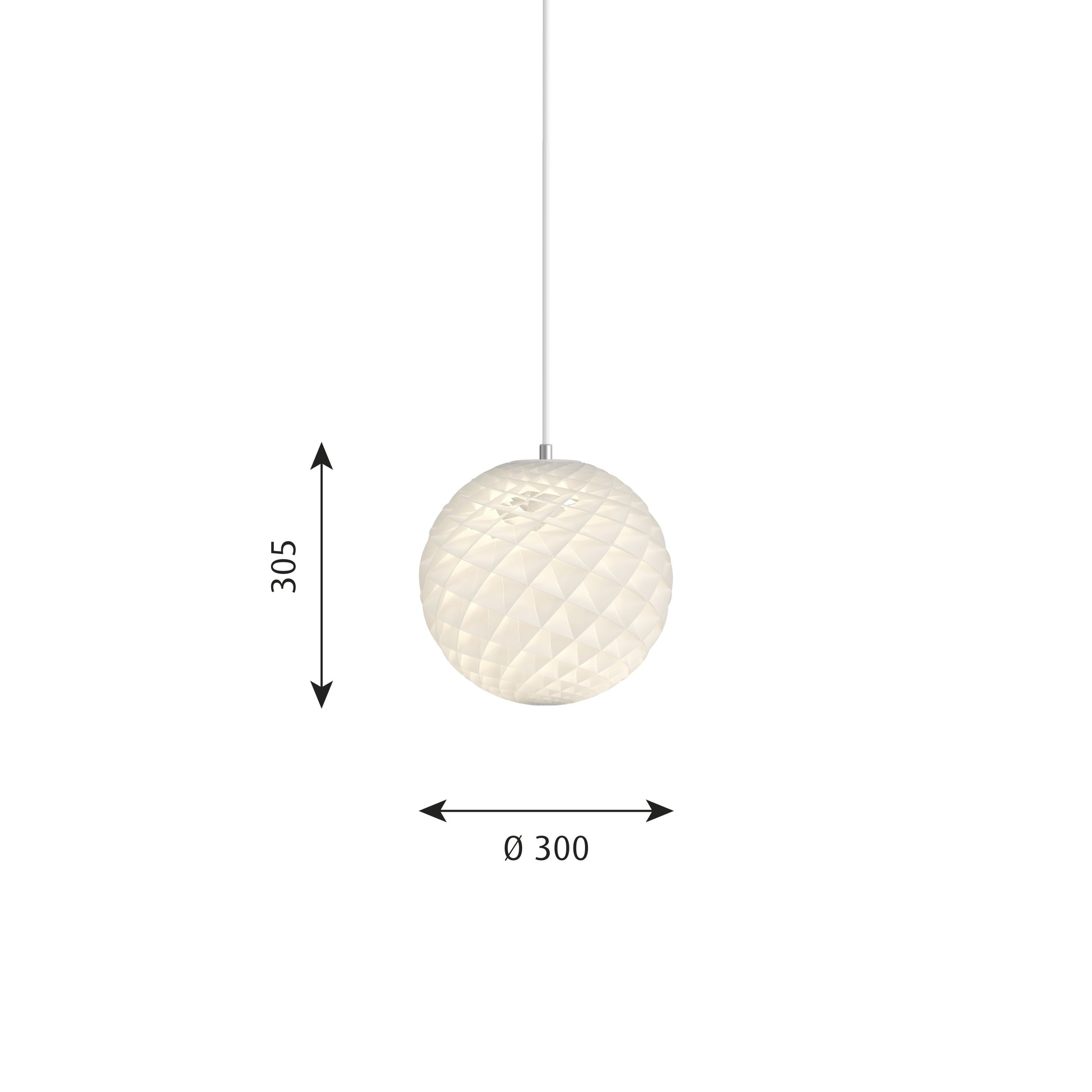 Patera Pendelleuchte Weiß