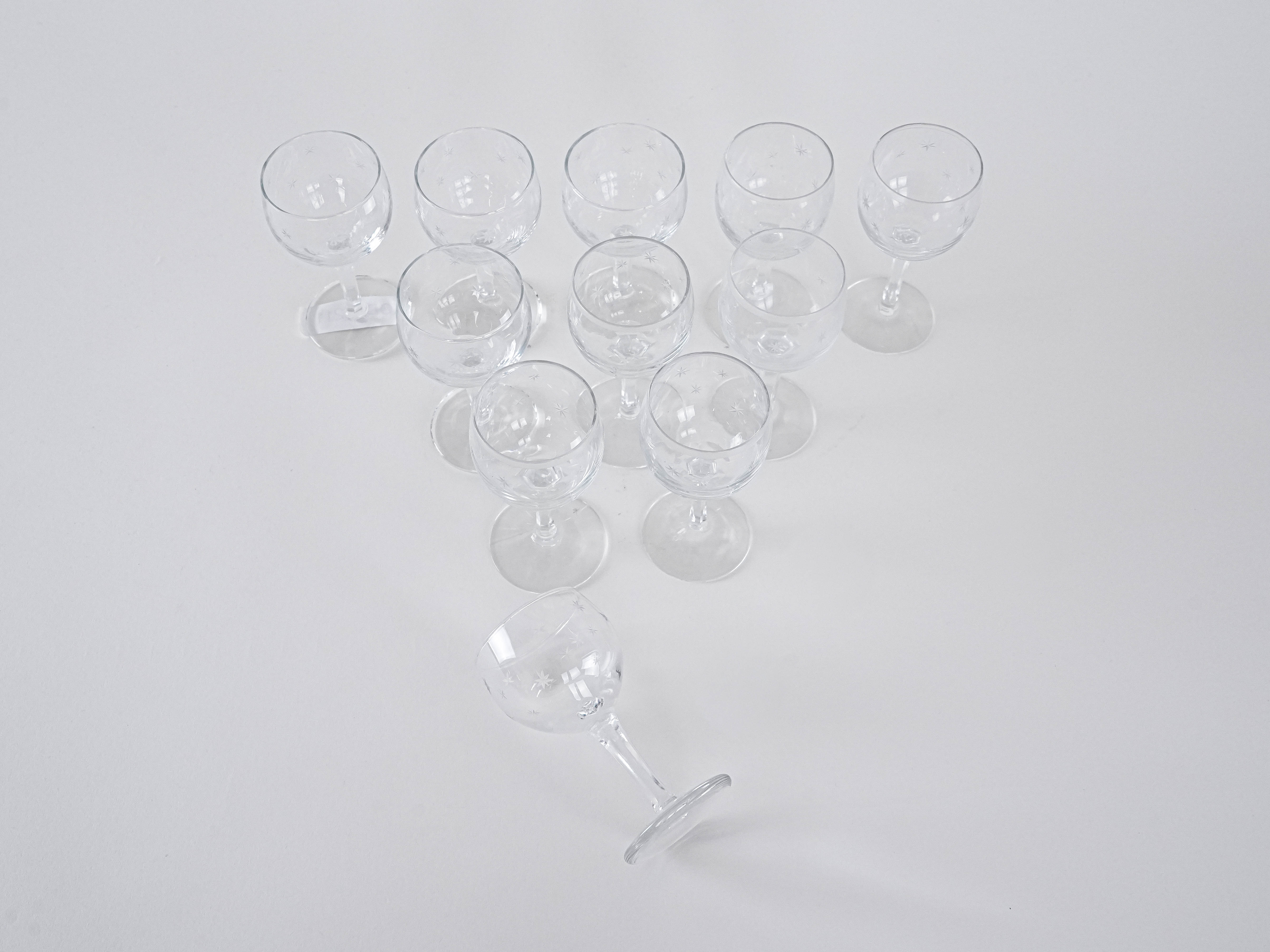 11x Weingläser Transparent