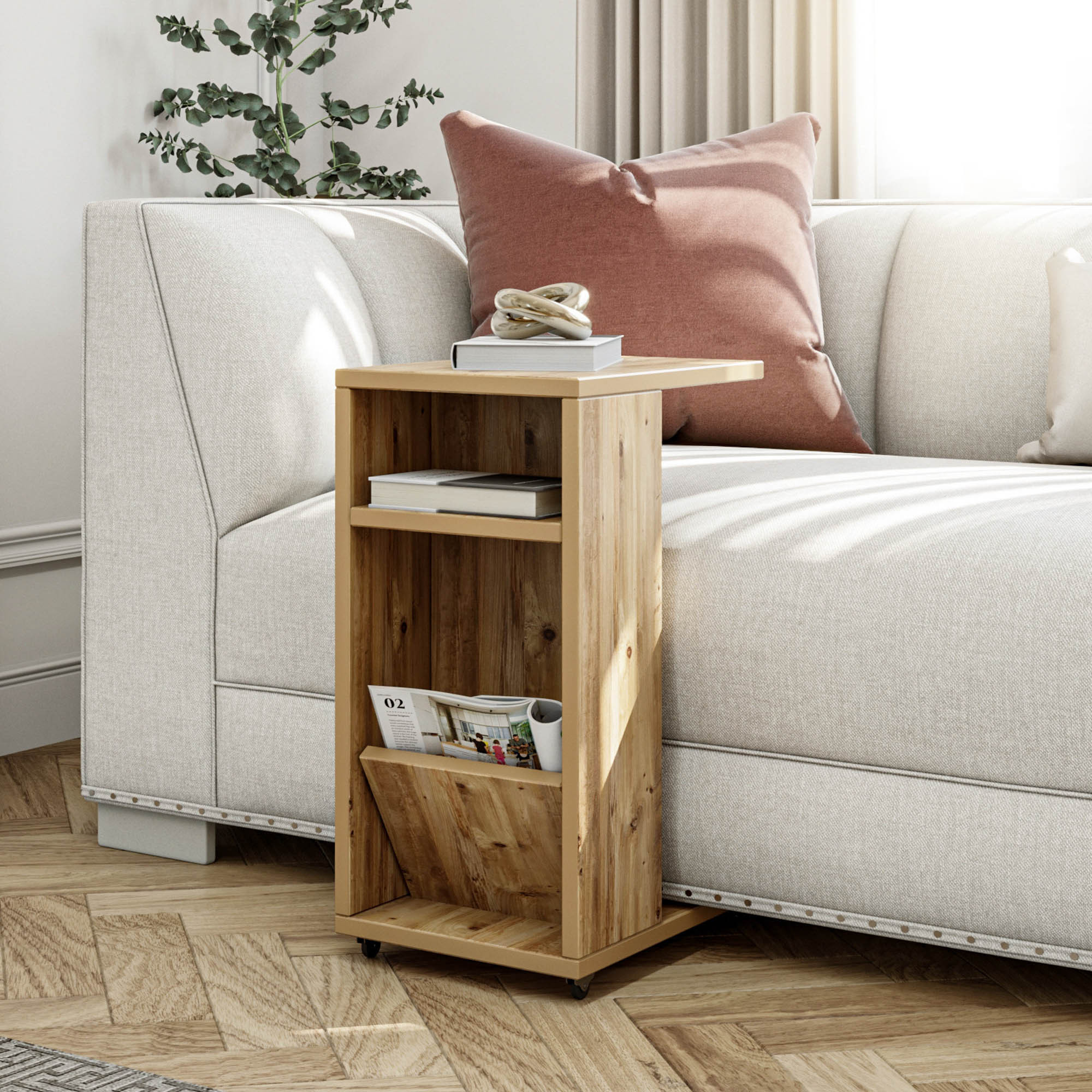Filinta side table wood veneer